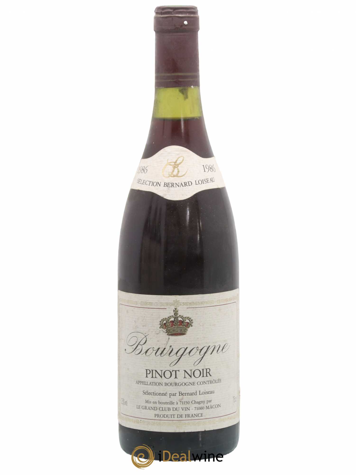 Bourgogne Pinot Noir Le Grand Club Du Vin (sans prix de réserve) 1986 - Posten von 1 Flasche - 0