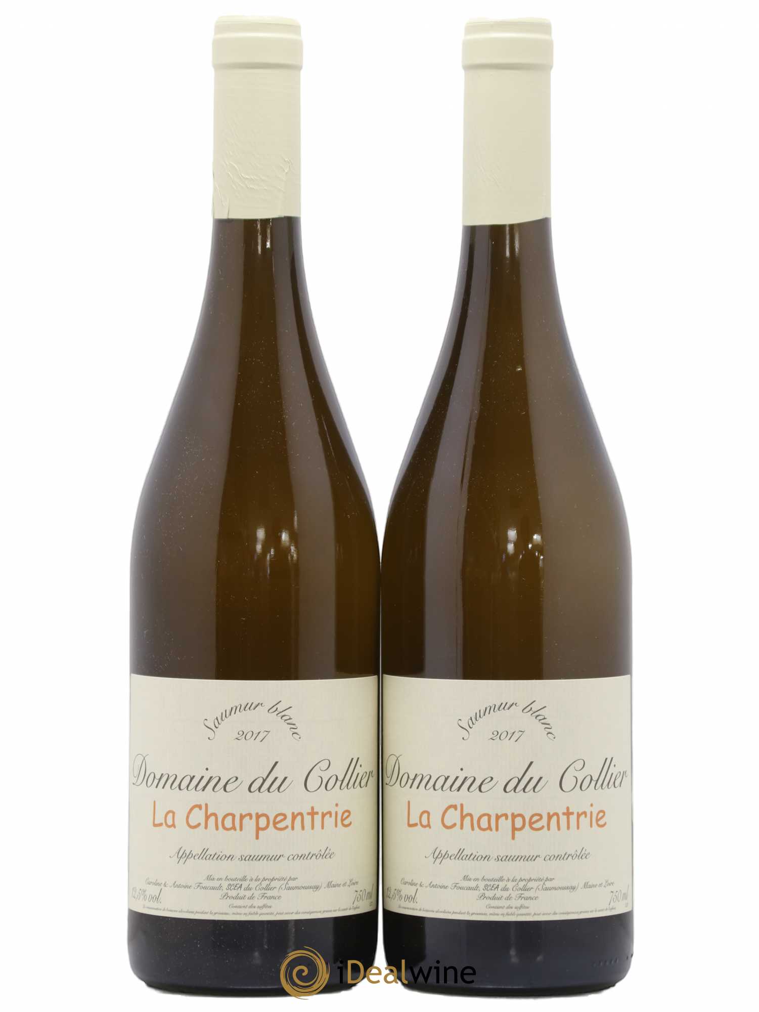 Saumur La Charpentrie Domaine du Collier 2017 - Lot de 2 bouteilles - 0
