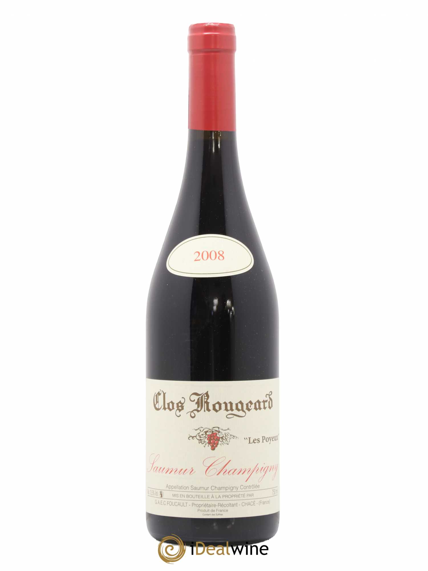 Saumur-Champigny Les Poyeux Clos Rougeard 2008 - Lot de 1 bouteille - 0