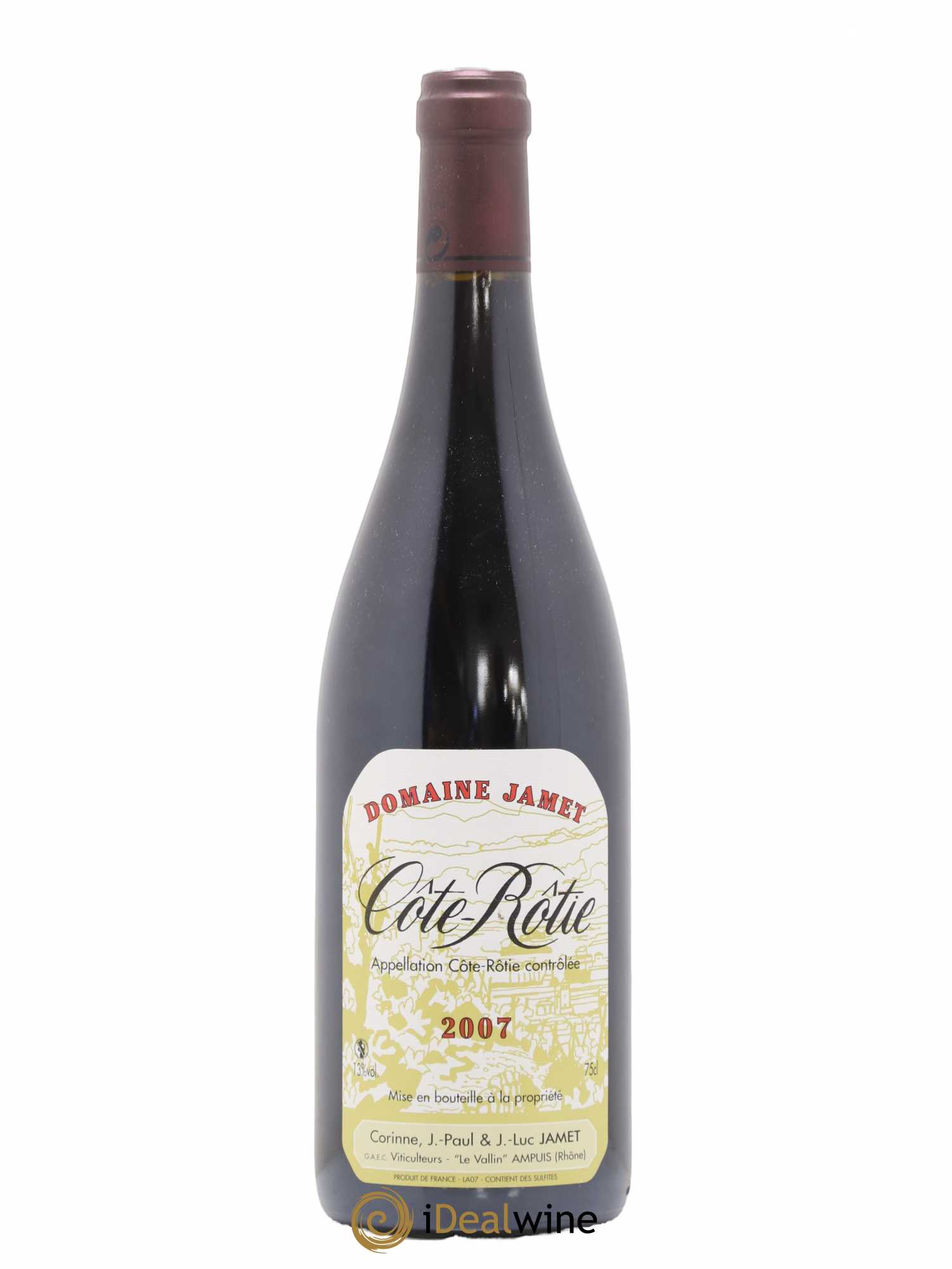 Côte-Rôtie Jamet (Domaine) 2007 - Lot de 1 bouteille - 0