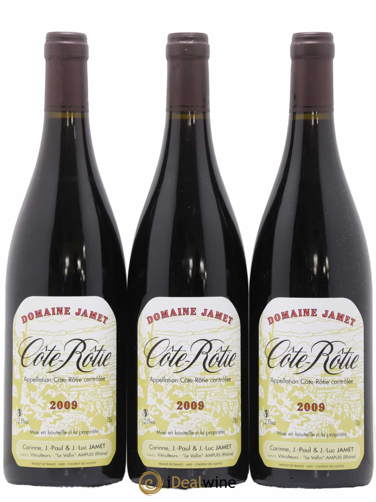 Côte-Rôtie Jamet (Domaine) 2009 - Lot de 3 bouteilles - 0