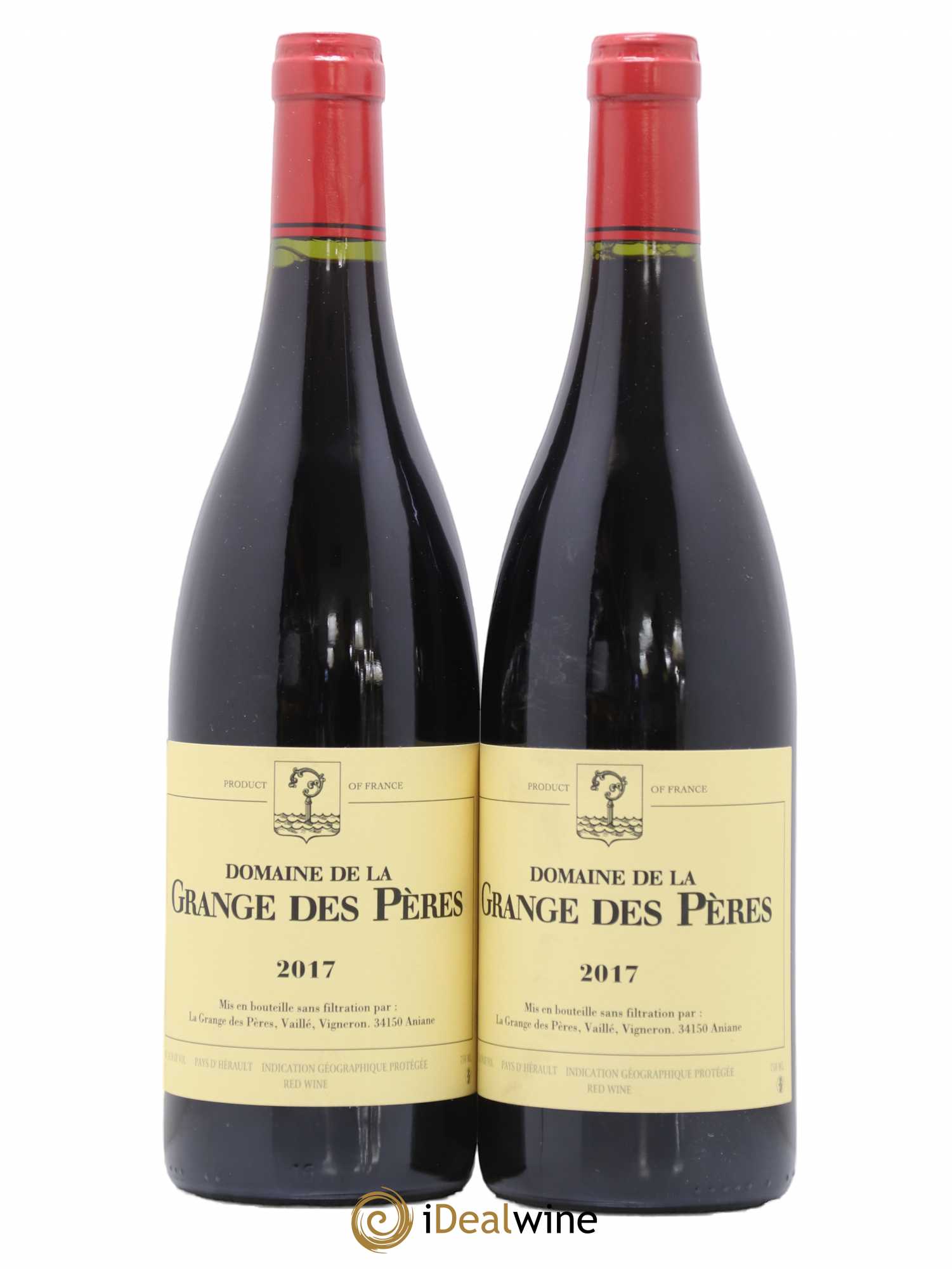 Pays d'Hérault Grange des Pères Laurent Vaillé 2017 - Lot de 2 bouteilles - 0