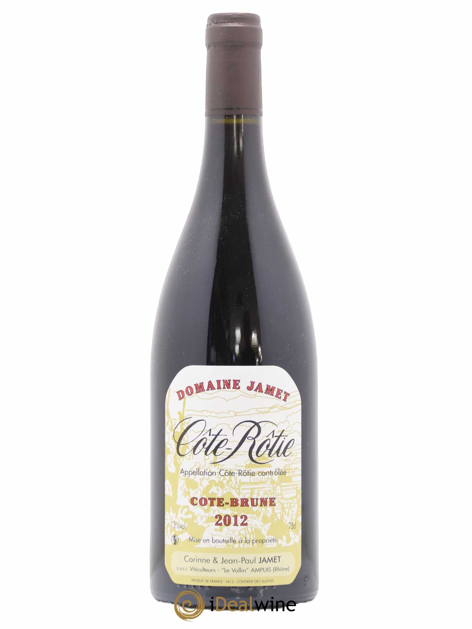 Côte-Rôtie Côte Brune Jamet (Domaine) 2012 - Lot de 1 bouteille - 0