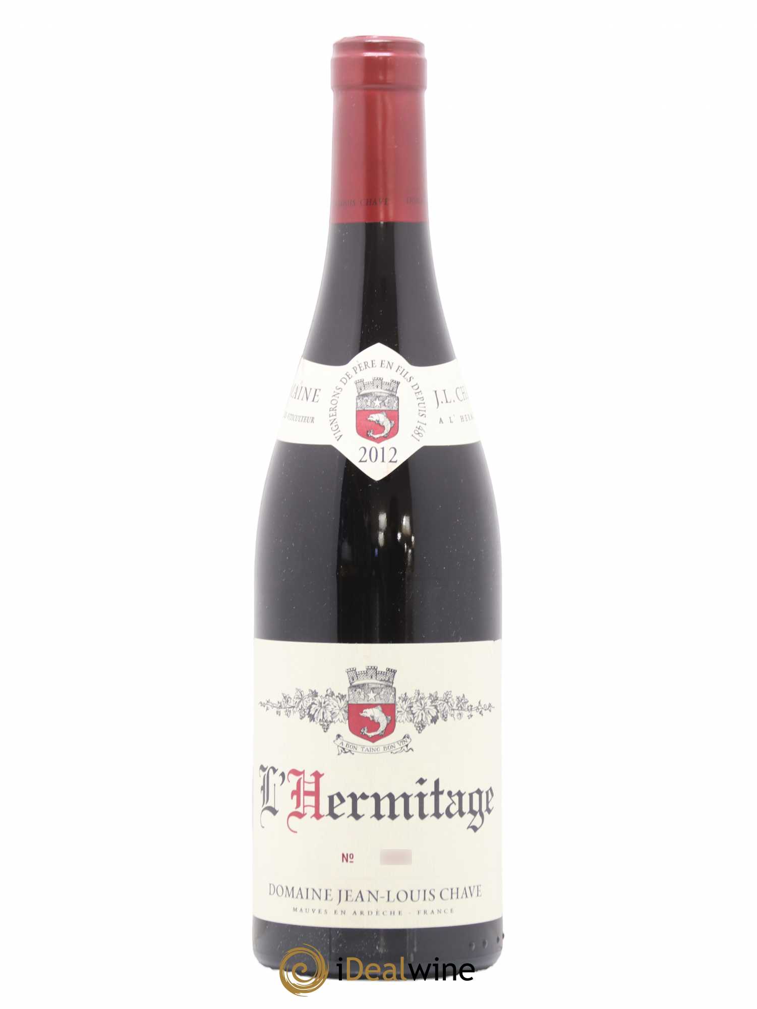 Hermitage Jean-Louis Chave 2012 - Lot de 1 bouteille - 0