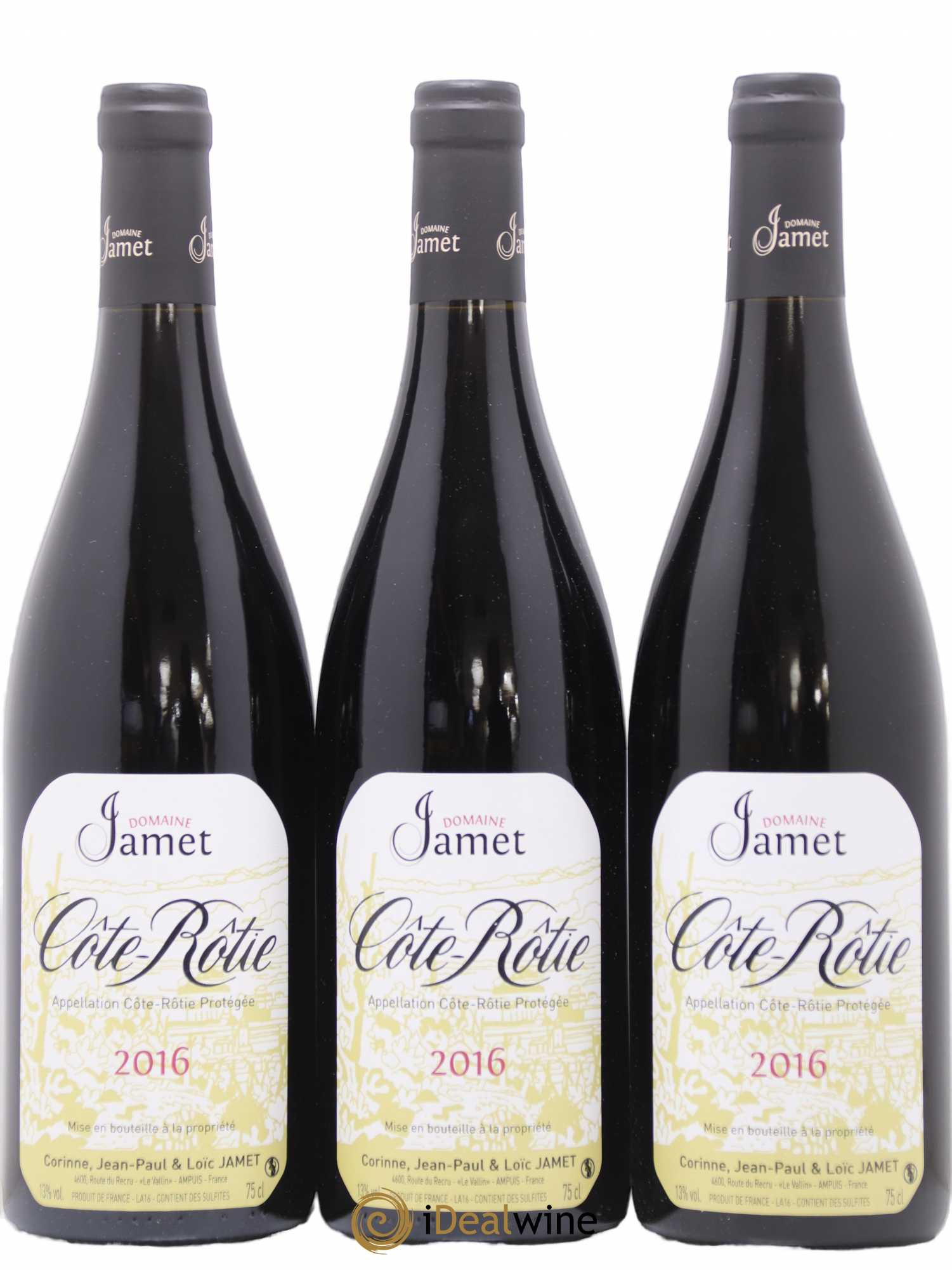Côte-Rôtie Jamet (Domaine) 2016 - Lot de 3 bouteilles - 0