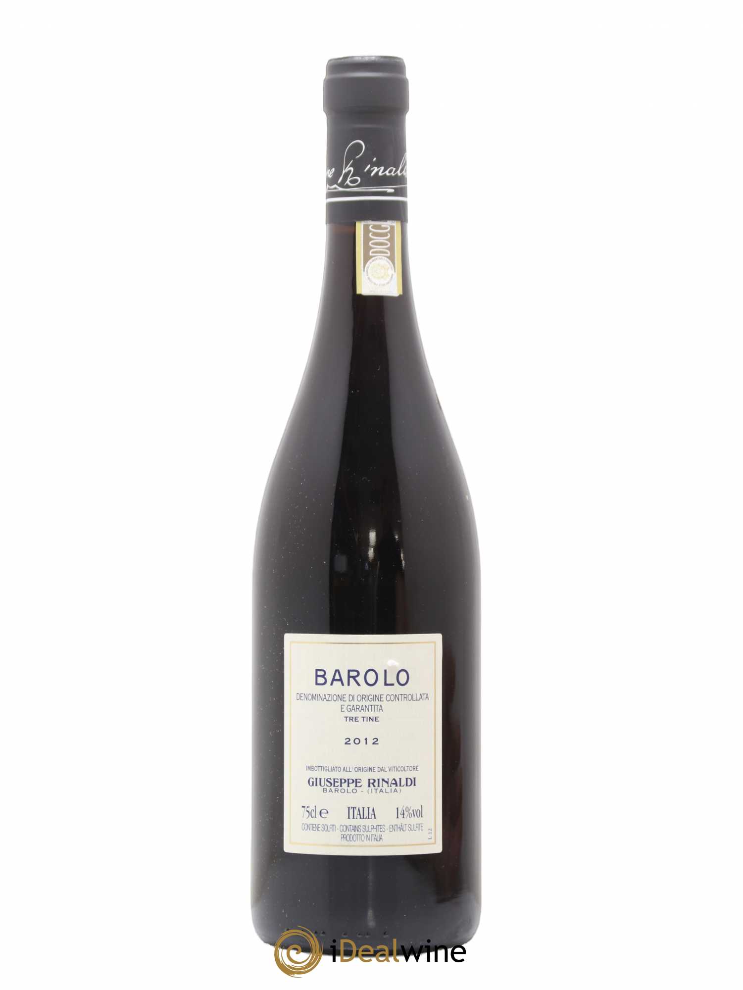 Barolo DOCG Tre Tine Giuseppe Rinaldi 2012 - Posten von 1 Flasche - 1