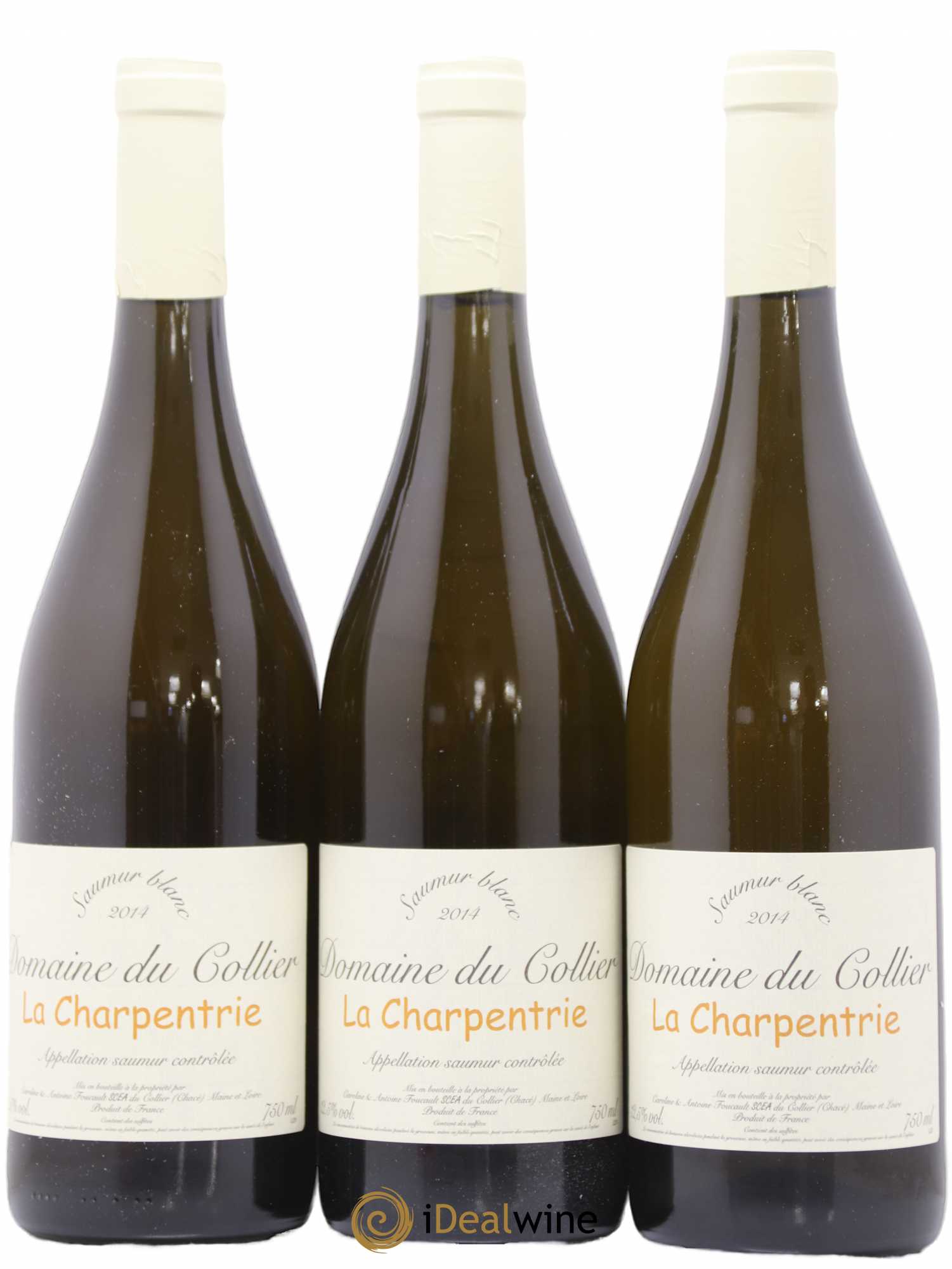 Saumur La Charpentrie Domaine du Collier 2014 - Lot de 3 bouteilles - 0