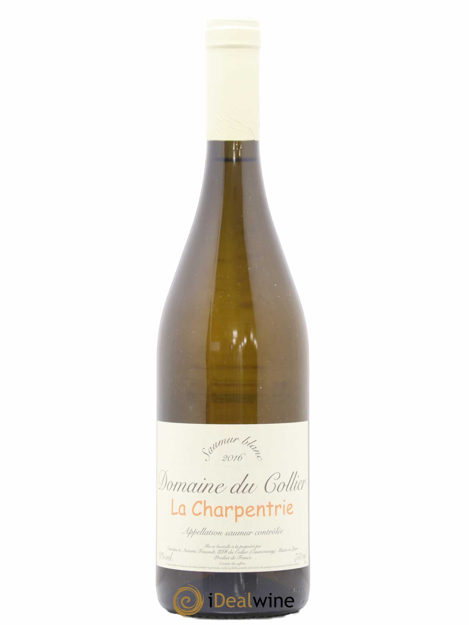 Saumur La Charpentrie Domaine du Collier 2016 - Lot de 1 bouteille - 0