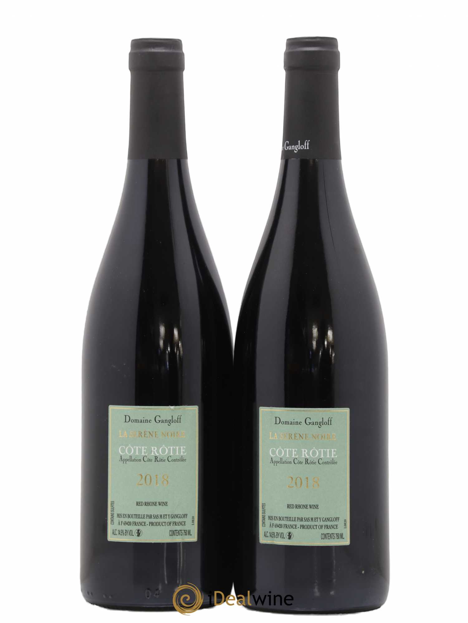 Côte-Rôtie La Sereine Noire Gangloff (Domaine) 2018 - Lot de 2 bouteilles - 1