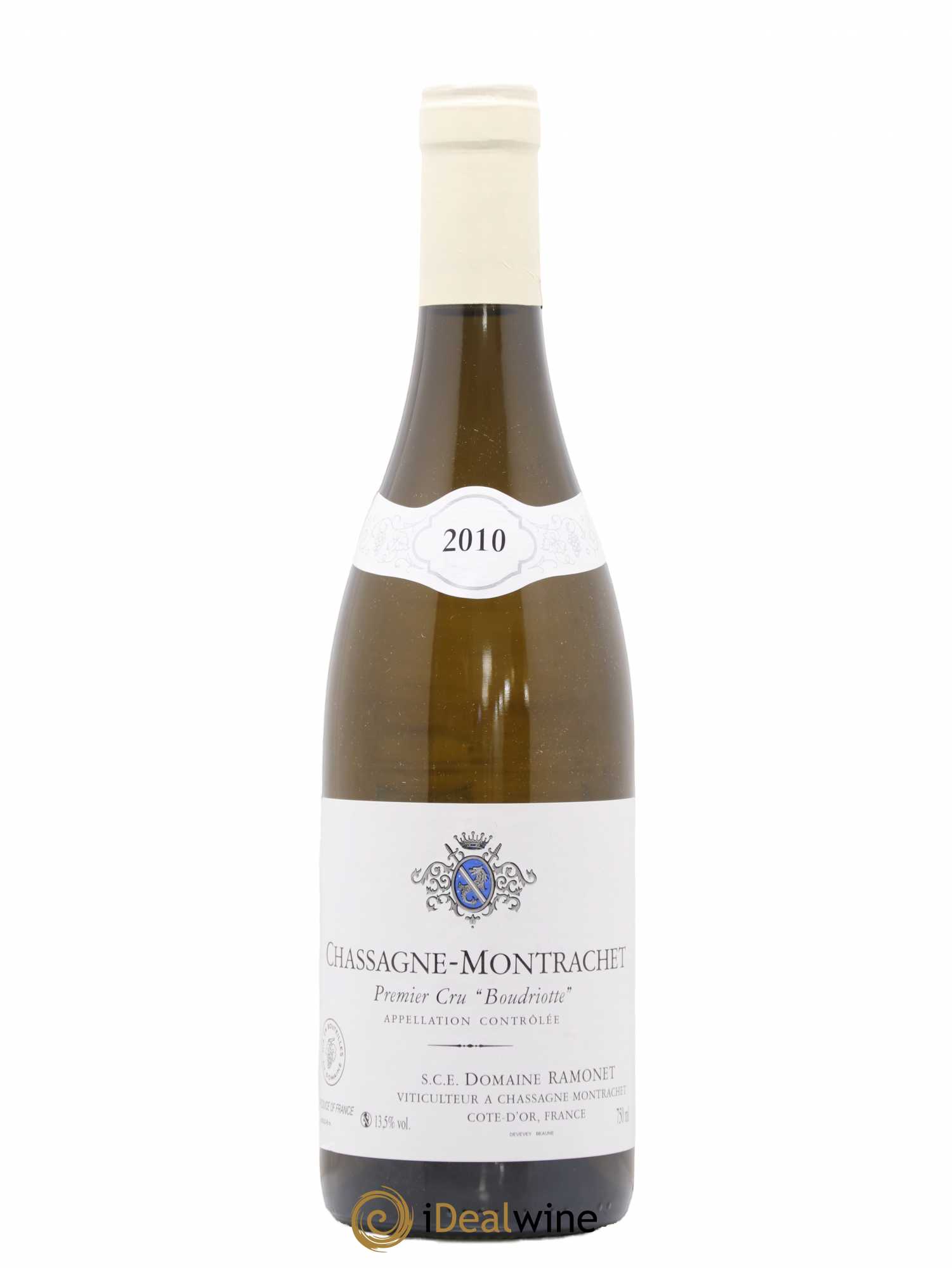 Chassagne-Montrachet 1er Cru Boudriotte Ramonet (Domaine) 2010 - Lot de 1 bouteille - 0