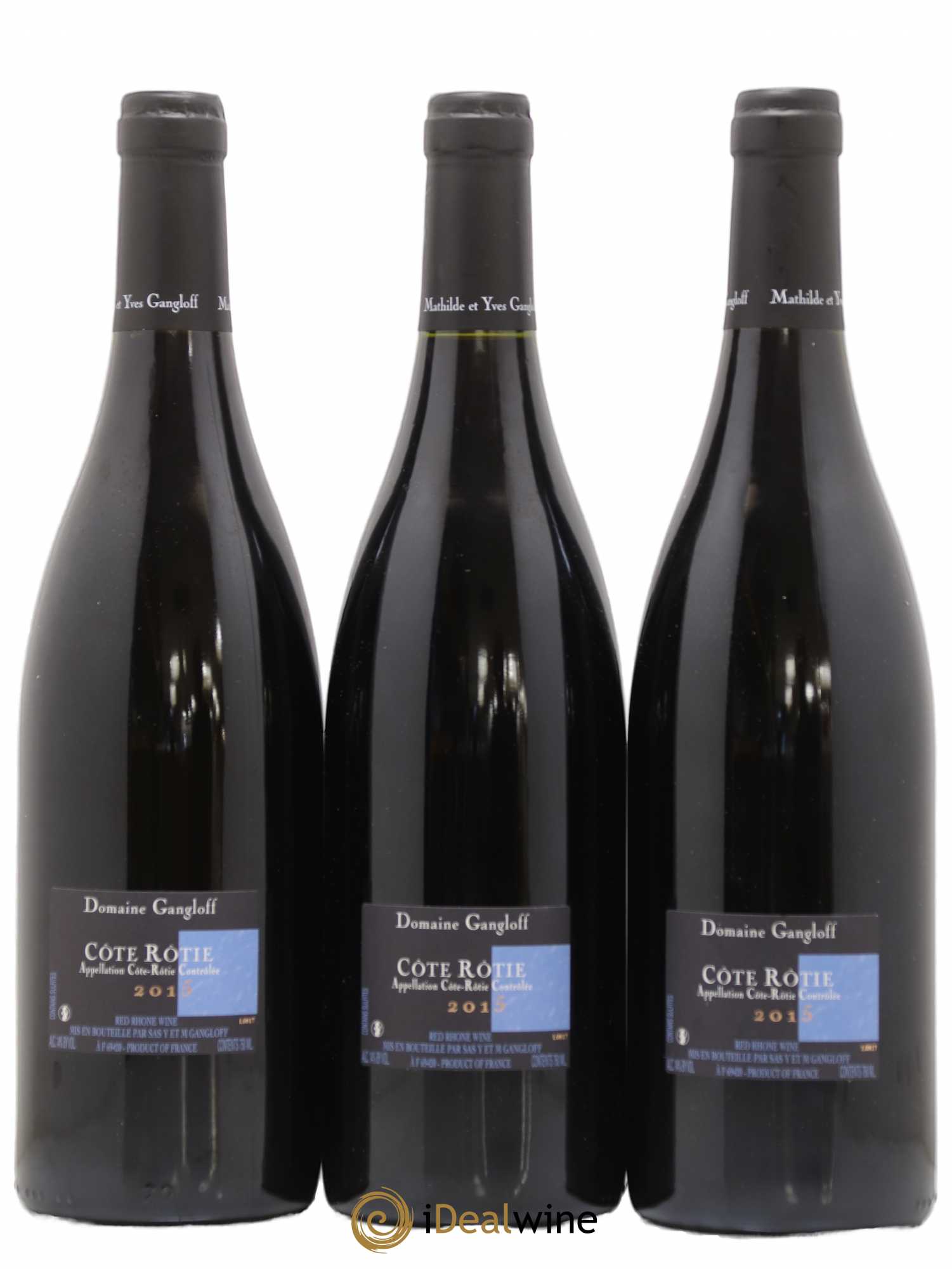 Côte-Rôtie La Barbarine Gangloff (Domaine) 2015 - Lot de 3 bouteilles - 1