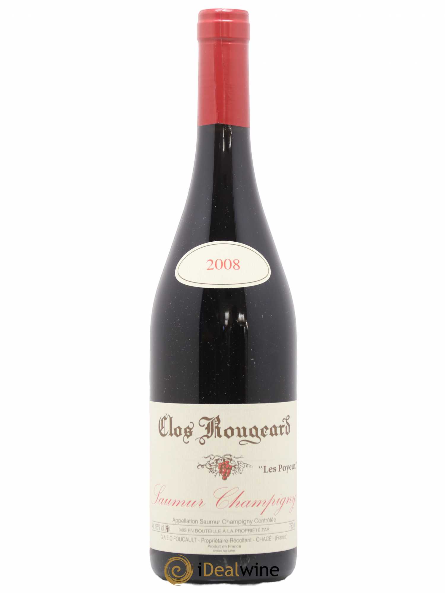 Saumur-Champigny Les Poyeux Clos Rougeard 2008 - Lot de 1 bouteille - 0