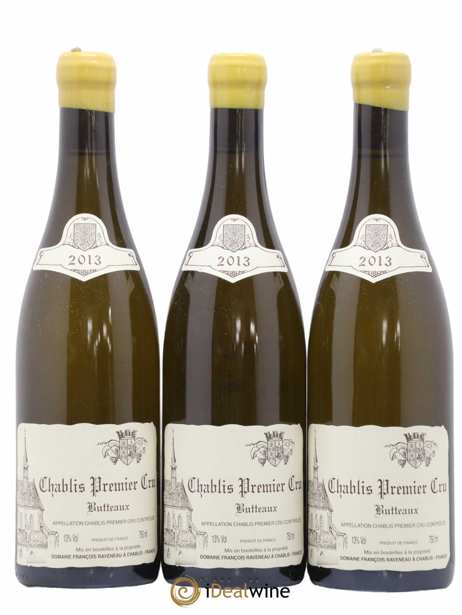 Chablis 1er Cru Butteaux Raveneau (Domaine) 2013 - Lot de 3 bouteilles - 0