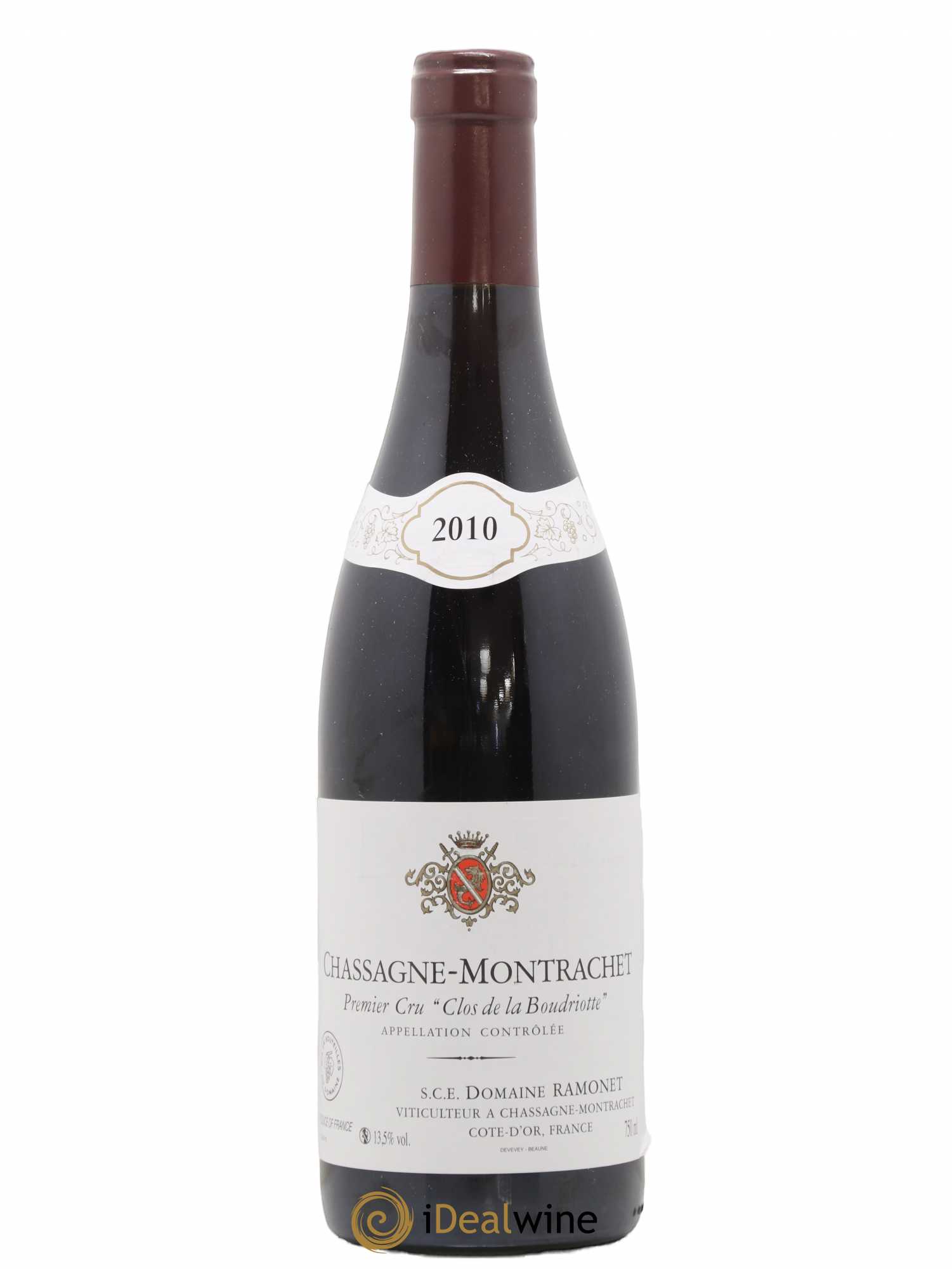 Chassagne-Montrachet 1er Cru Boudriotte Ramonet (Domaine) 2010 - Lot de 1 bouteille - 0