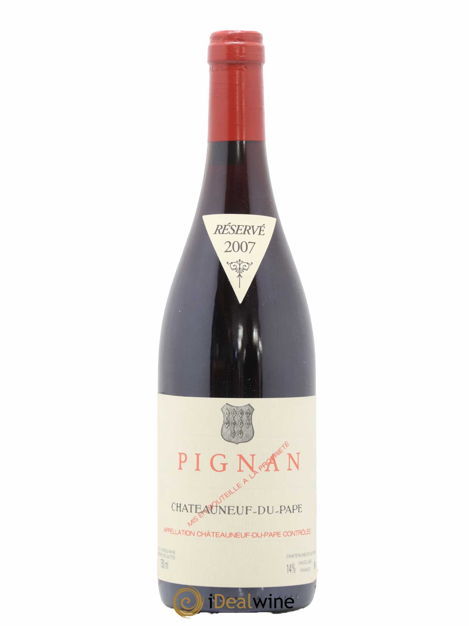 Châteauneuf-du-Pape Pignan Emmanuel Reynaud 2007 - Lot de 1 bouteille - 0