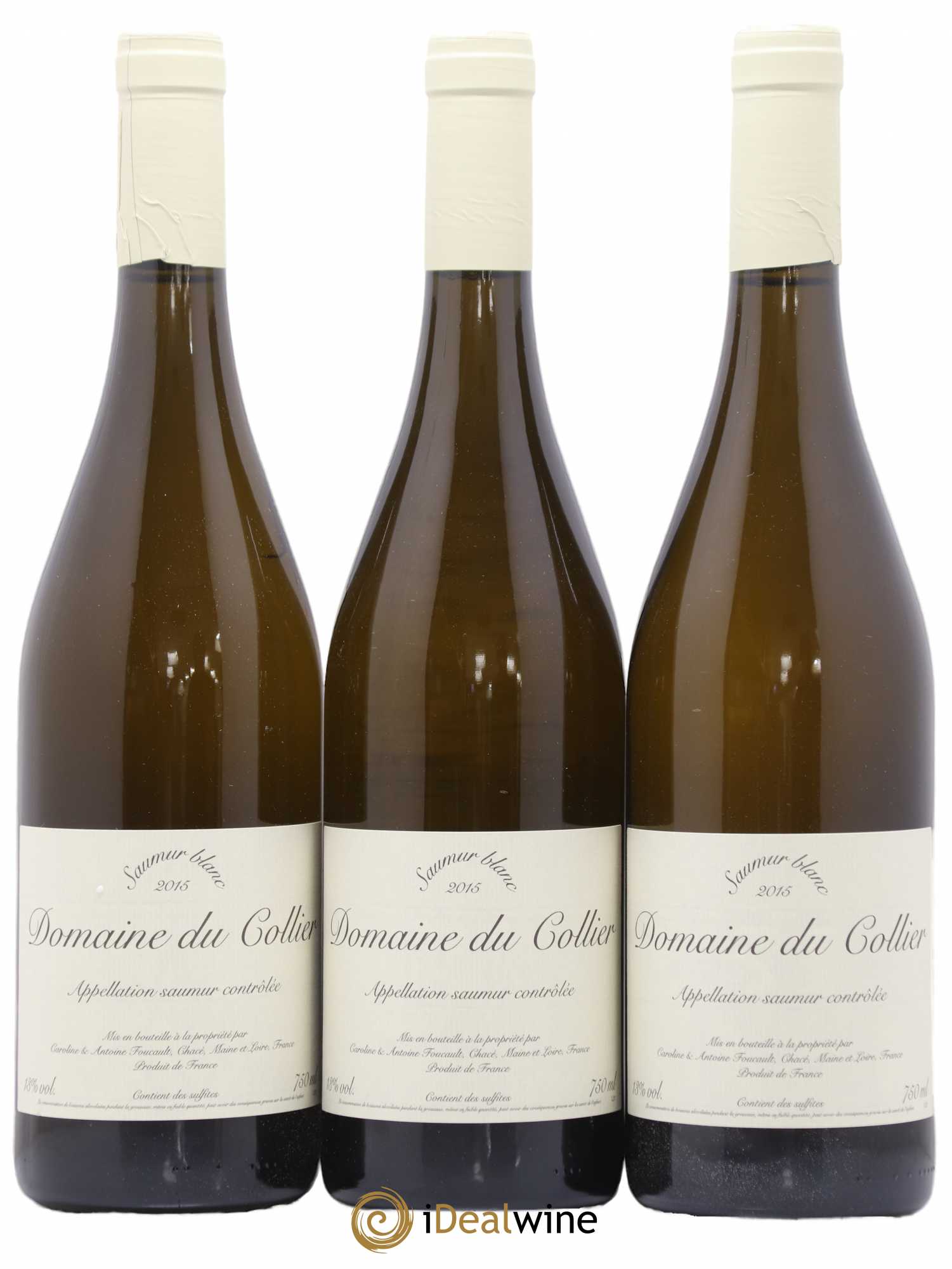 Saumur Domaine du Collier 2015 - Lot de 3 bouteilles - 0