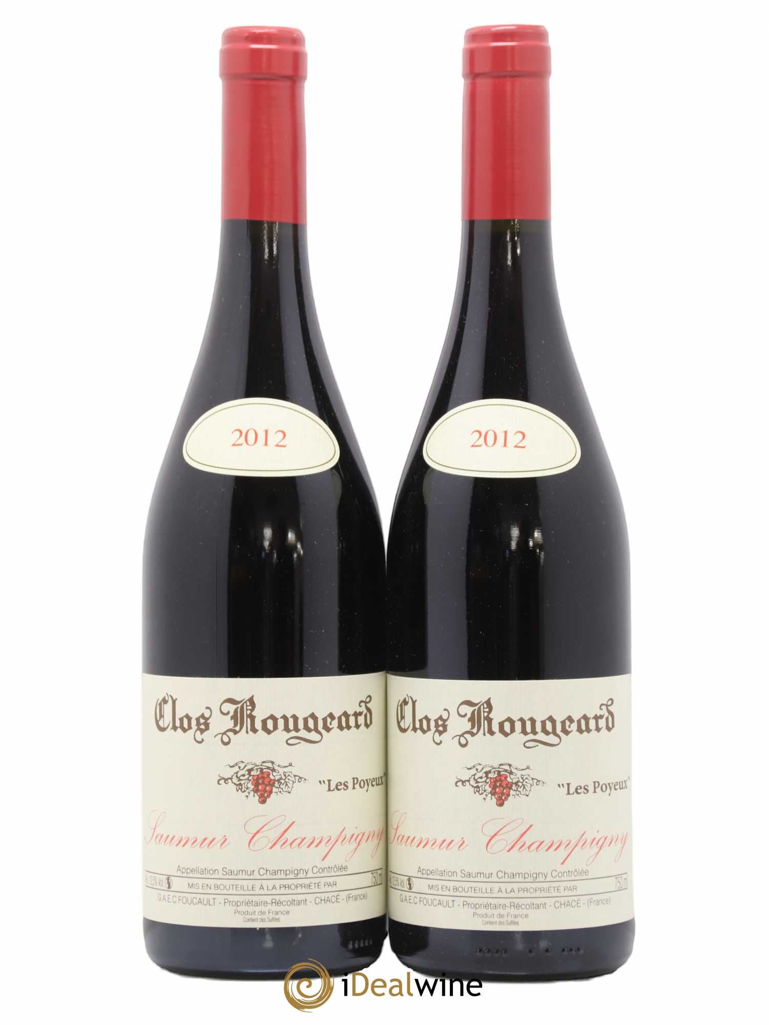 Saumur-Champigny Les Poyeux Clos Rougeard 2012 - Lot de 2 bouteilles - 0