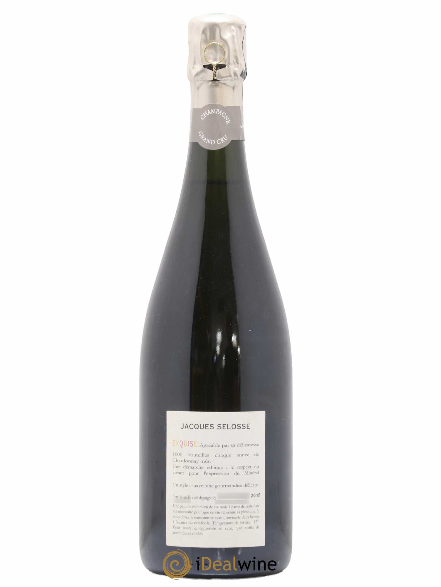 Exquise NV Jacques Selosse 2015 - Lot de 1 bouteille - 1