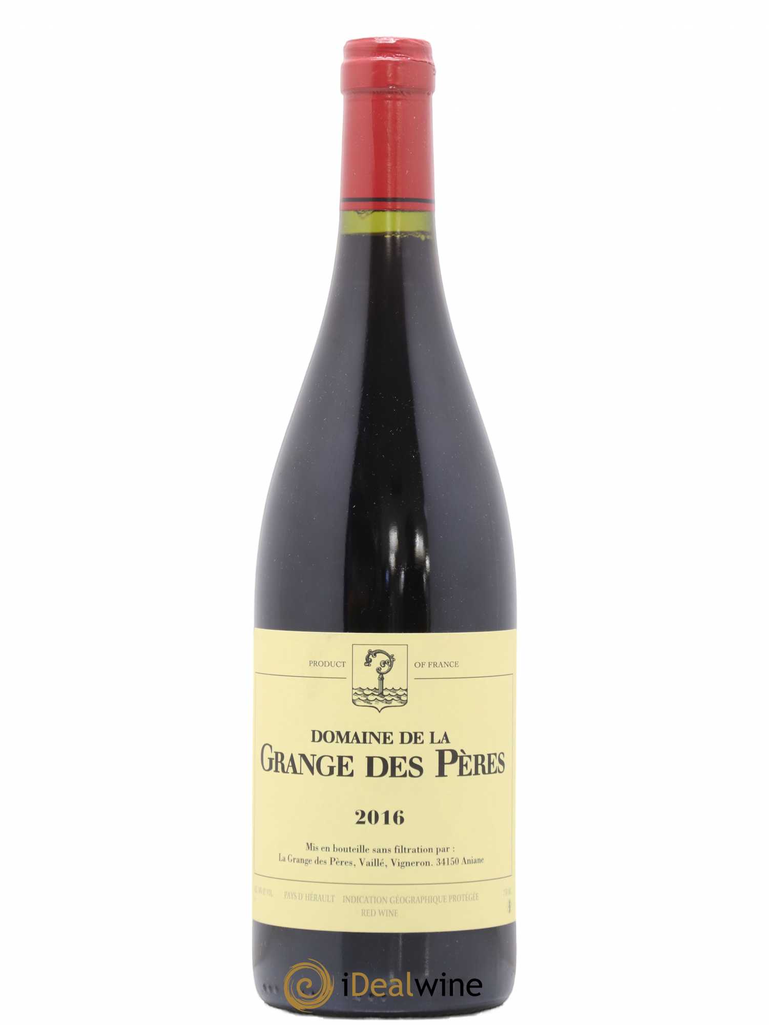 Pays d'Hérault Grange des Pères Laurent Vaillé 2016 - Lot de 1 bouteille - 0