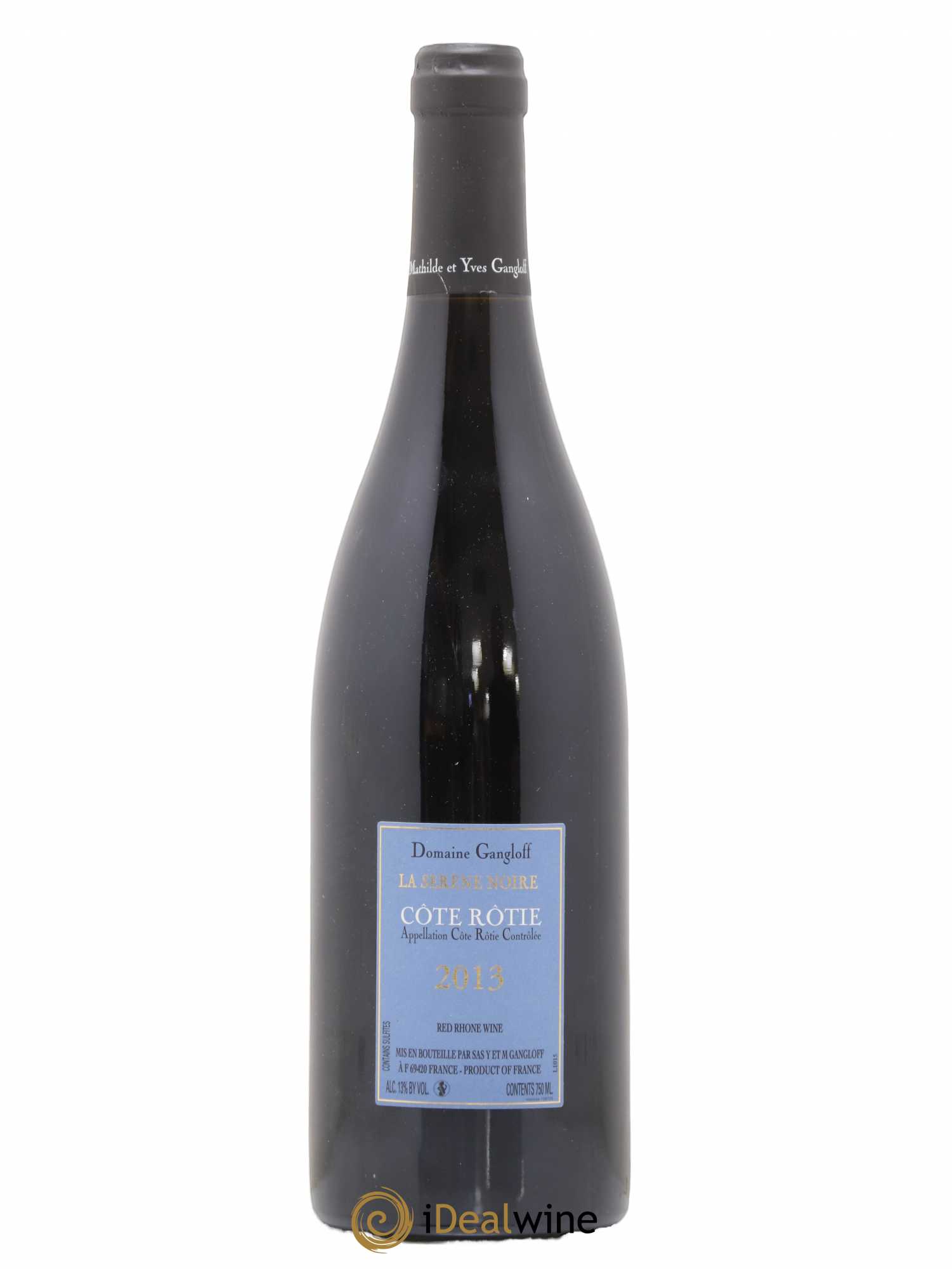 Côte-Rôtie La Sereine Noire Gangloff (Domaine) 2013 - Lot de 1 bouteille - 1