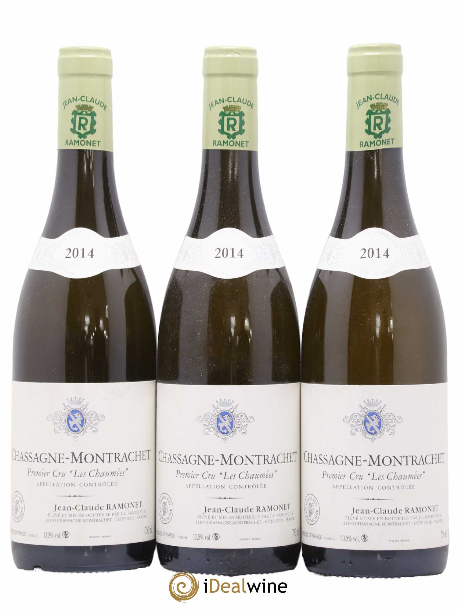 Chassagne-Montrachet 1er Cru Les Chaumées Ramonet (Domaine) 2014 - Lot de 3 bouteilles - 0