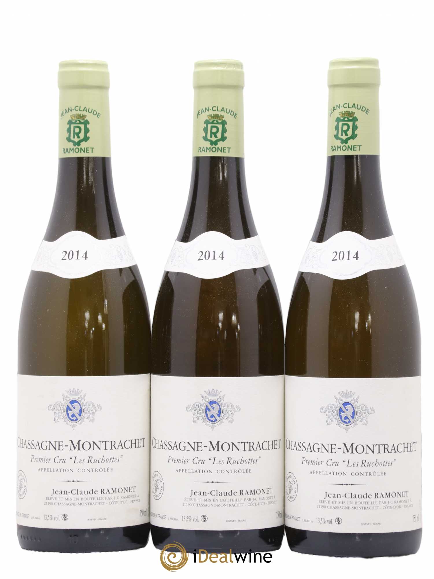 Chassagne-Montrachet 1er Cru Les Ruchottes Ramonet (Domaine) 2014 - Posten von 3 Flaschen - 0
