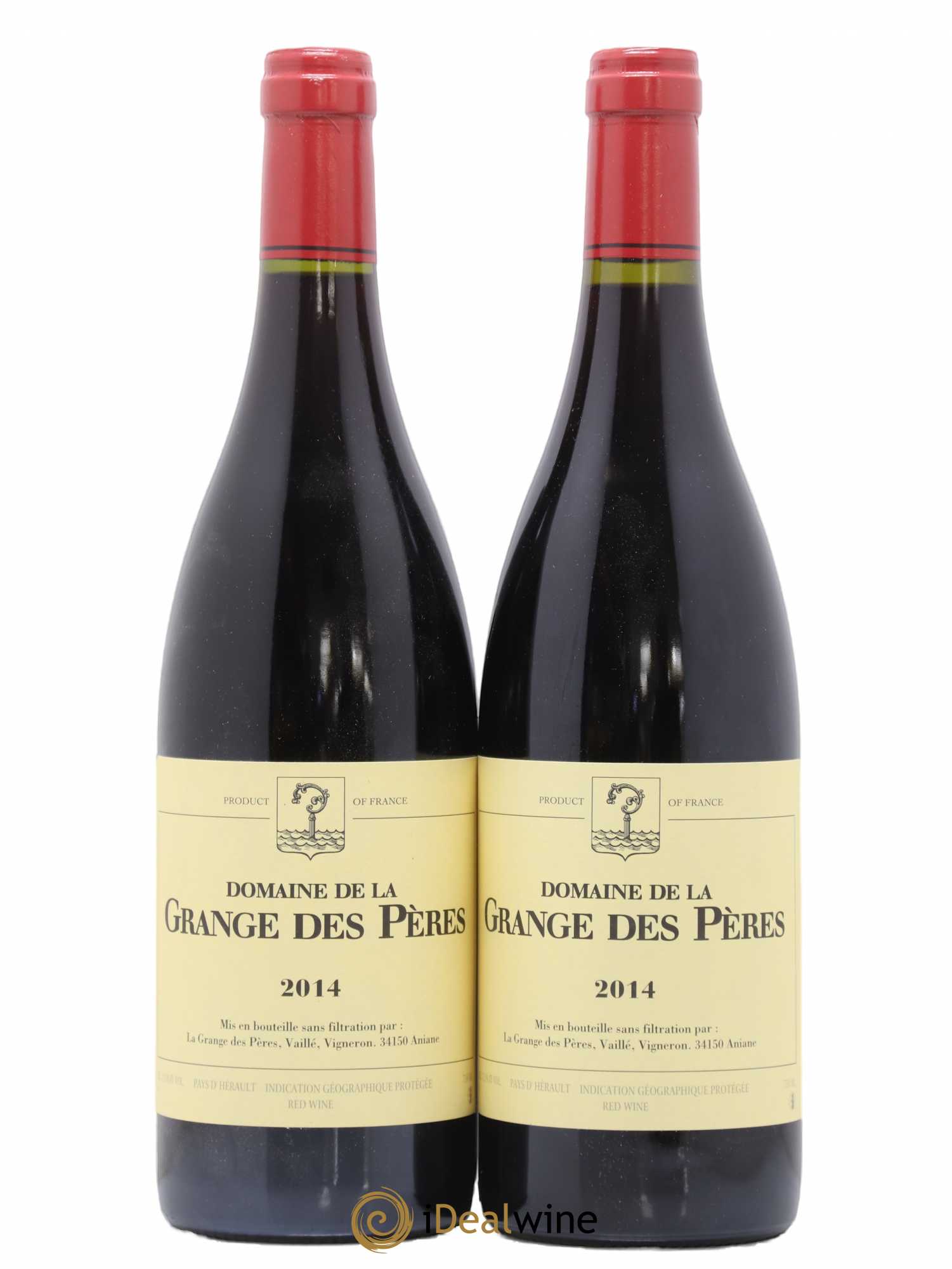 Pays d'Hérault Grange des Pères Laurent Vaillé 2014 - Lot de 2 bouteilles - 0