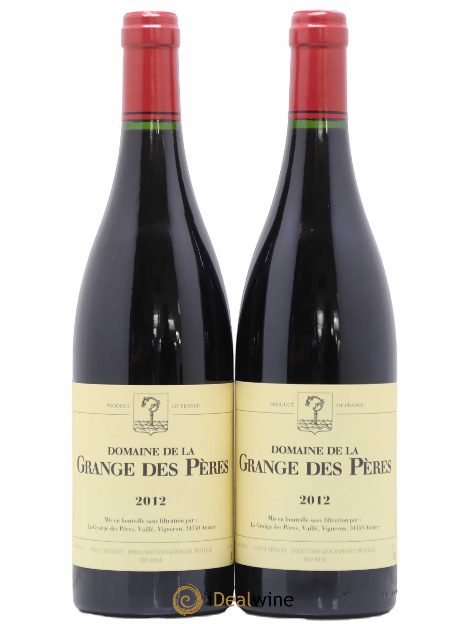 Pays d'Hérault Grange des Pères Laurent Vaillé 2012 - Lot de 2 bouteilles - 0