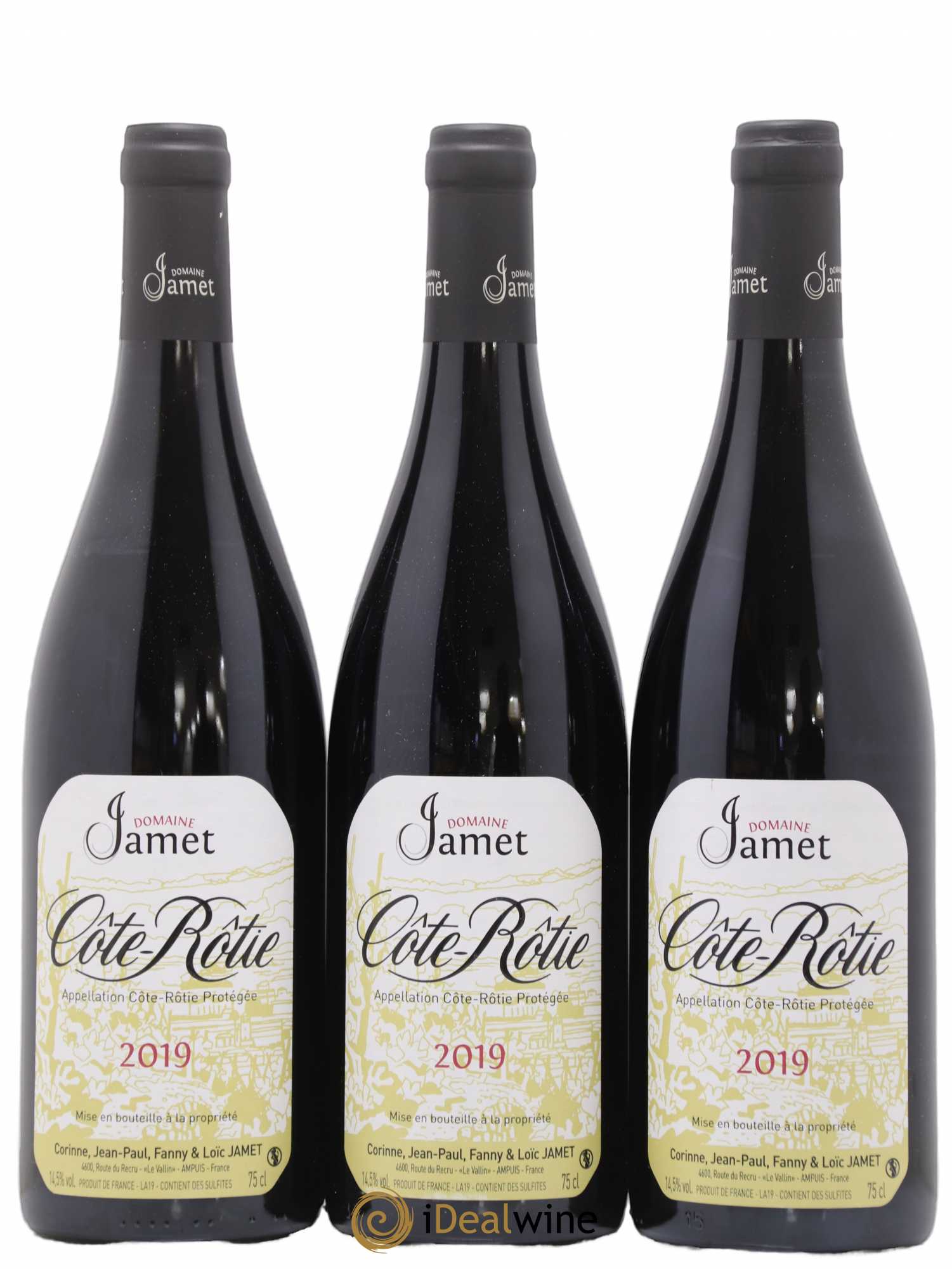 Côte-Rôtie Jamet (Domaine) 2019 - Lot de 3 bouteilles - 0