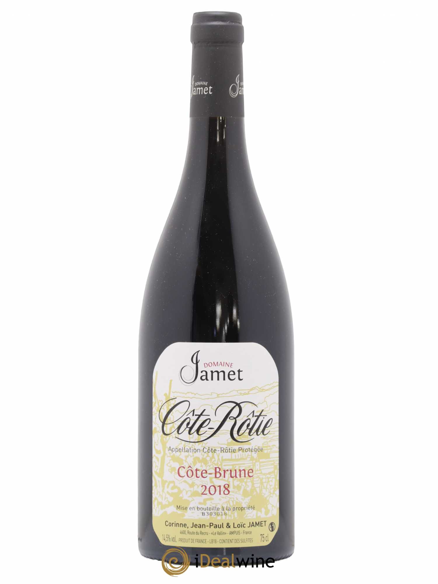 Côte-Rôtie Côte Brune Jamet (Domaine) 2018 - Lot de 1 bouteille - 0