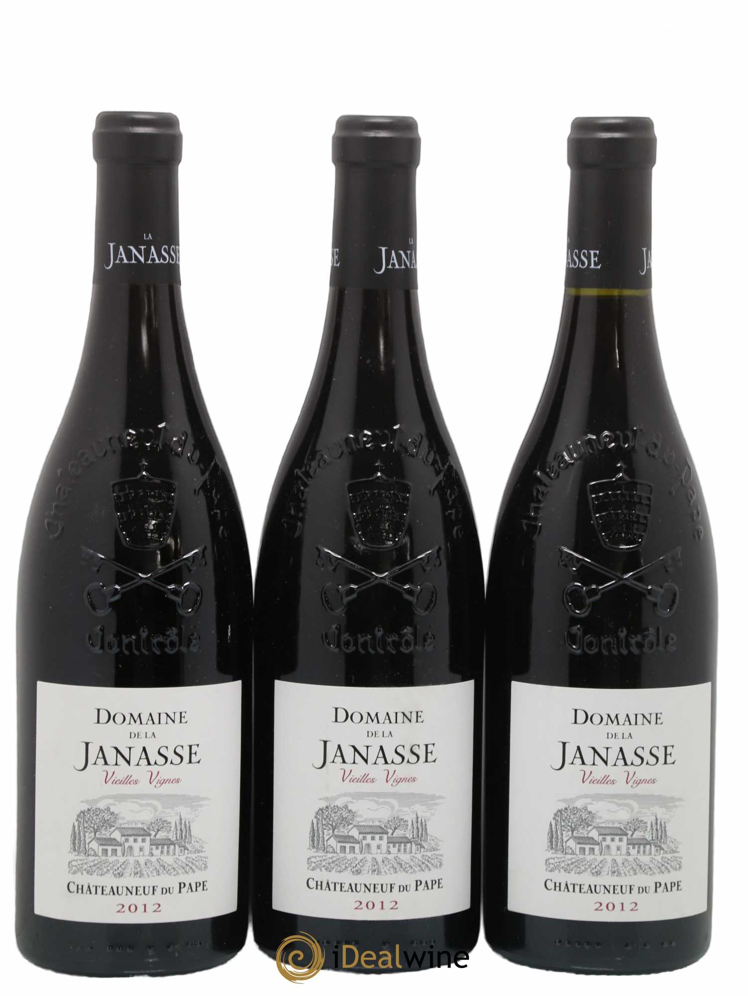Châteauneuf-du-Pape Cuvée Vieilles Vignes La Janasse (Domaine de) 2012 - Lot de 3 bouteilles - 0