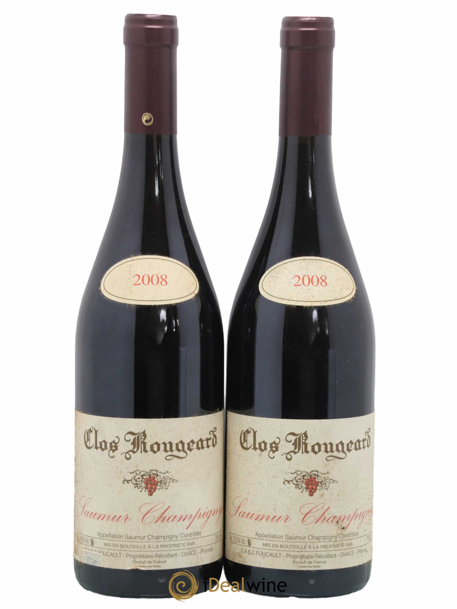 Saumur-Champigny Clos Rougeard 2008 - Lot de 2 bouteilles - 0