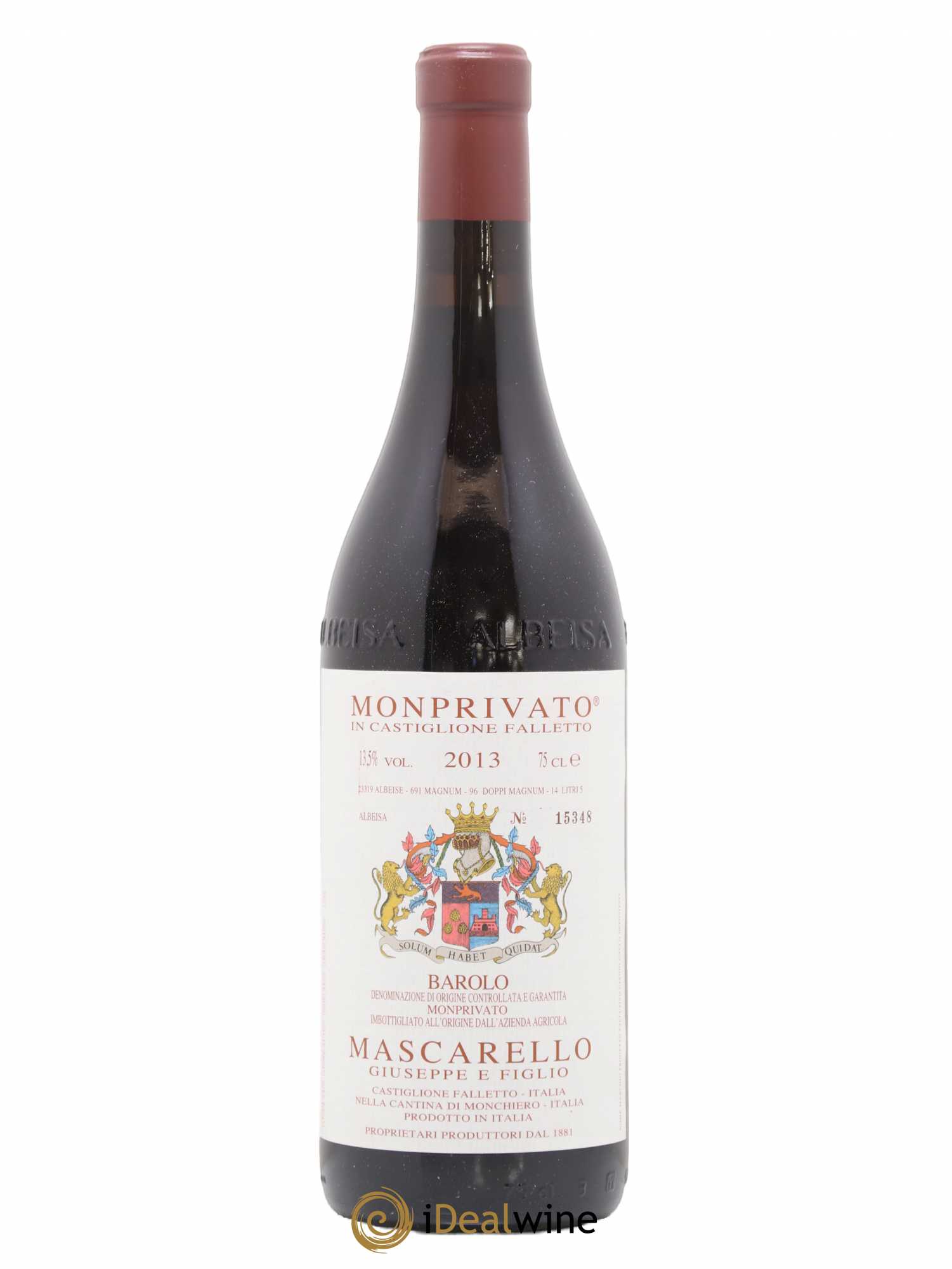Barolo DOCG Monprivato Giuseppe Mascarello 2013 - Lot de 1 bouteille - 0
