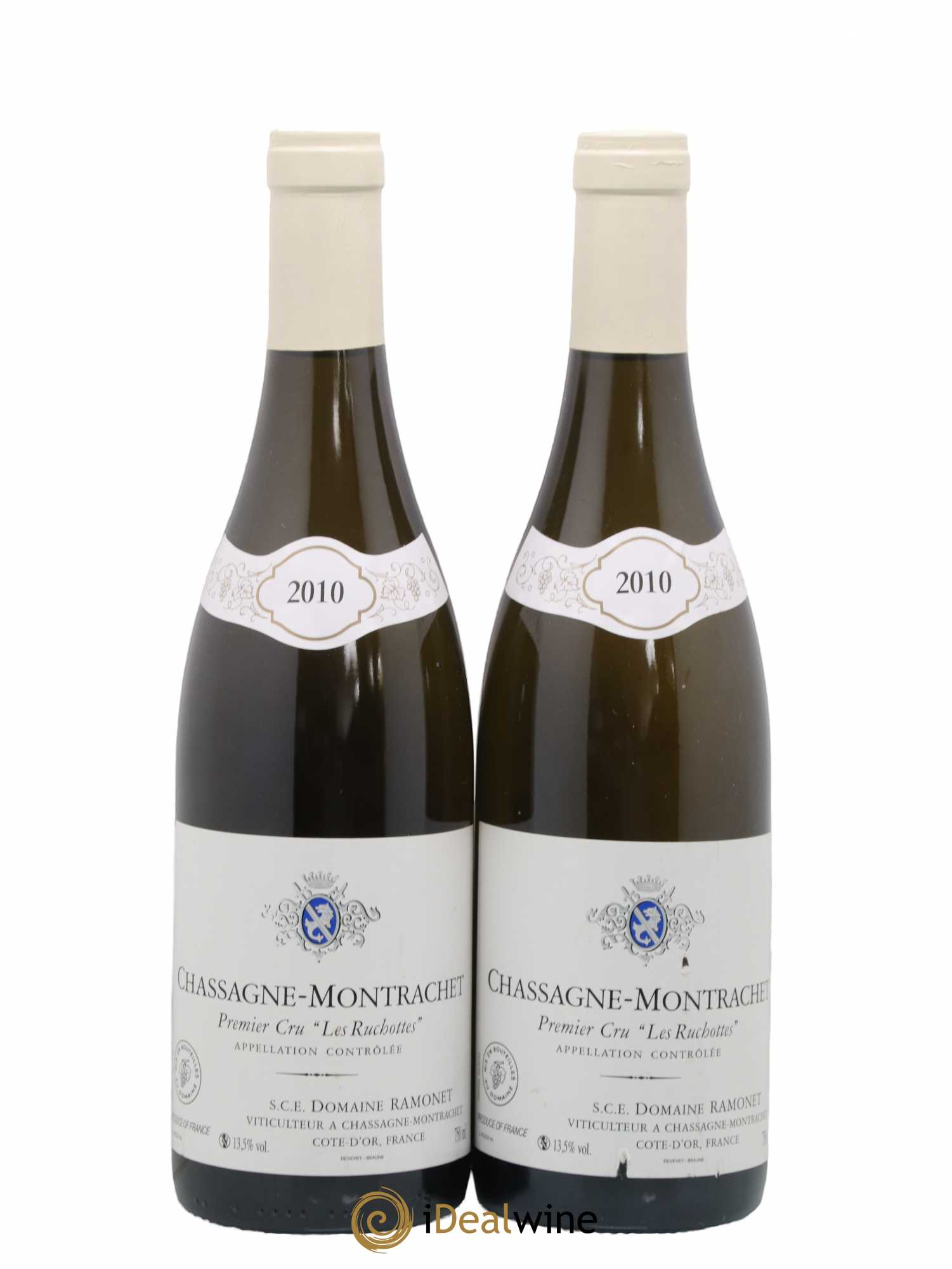 Chassagne-Montrachet 1er Cru Les Ruchottes Ramonet (Domaine) 2010 - Lot de 2 bouteilles - 0