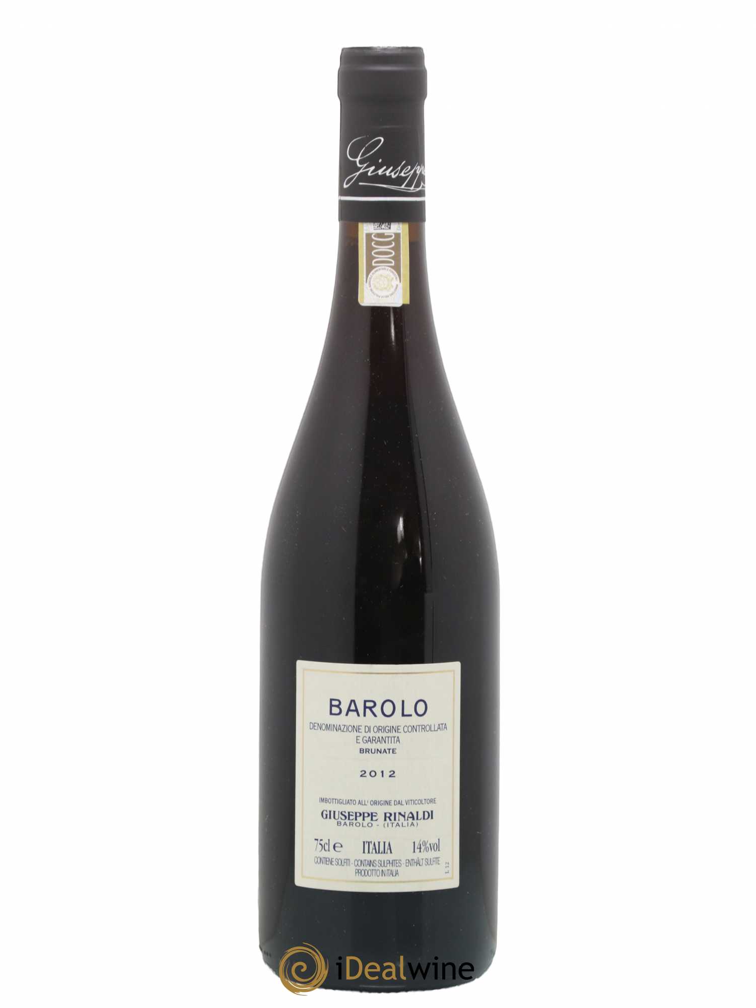 Barolo DOCG Brunate Giuseppe Rinaldi 2012 - Lot of 1 bottle - 1