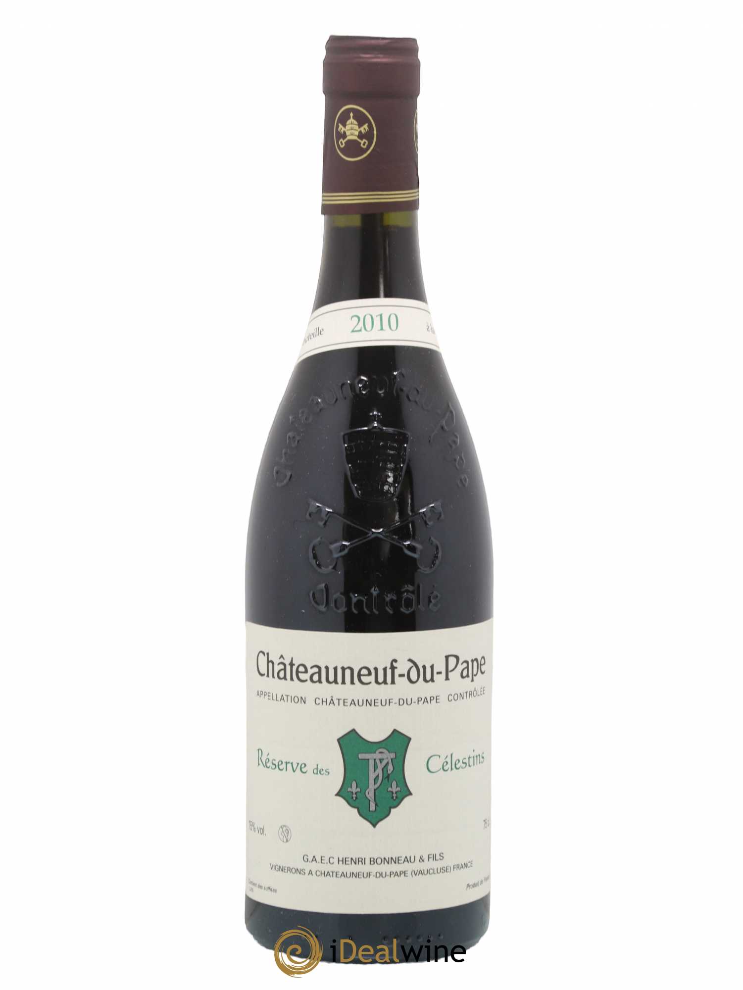 Châteauneuf-du-Pape Réserve des Célestins Henri Bonneau & Fils 2010 - Lot de 1 bouteille - 0
