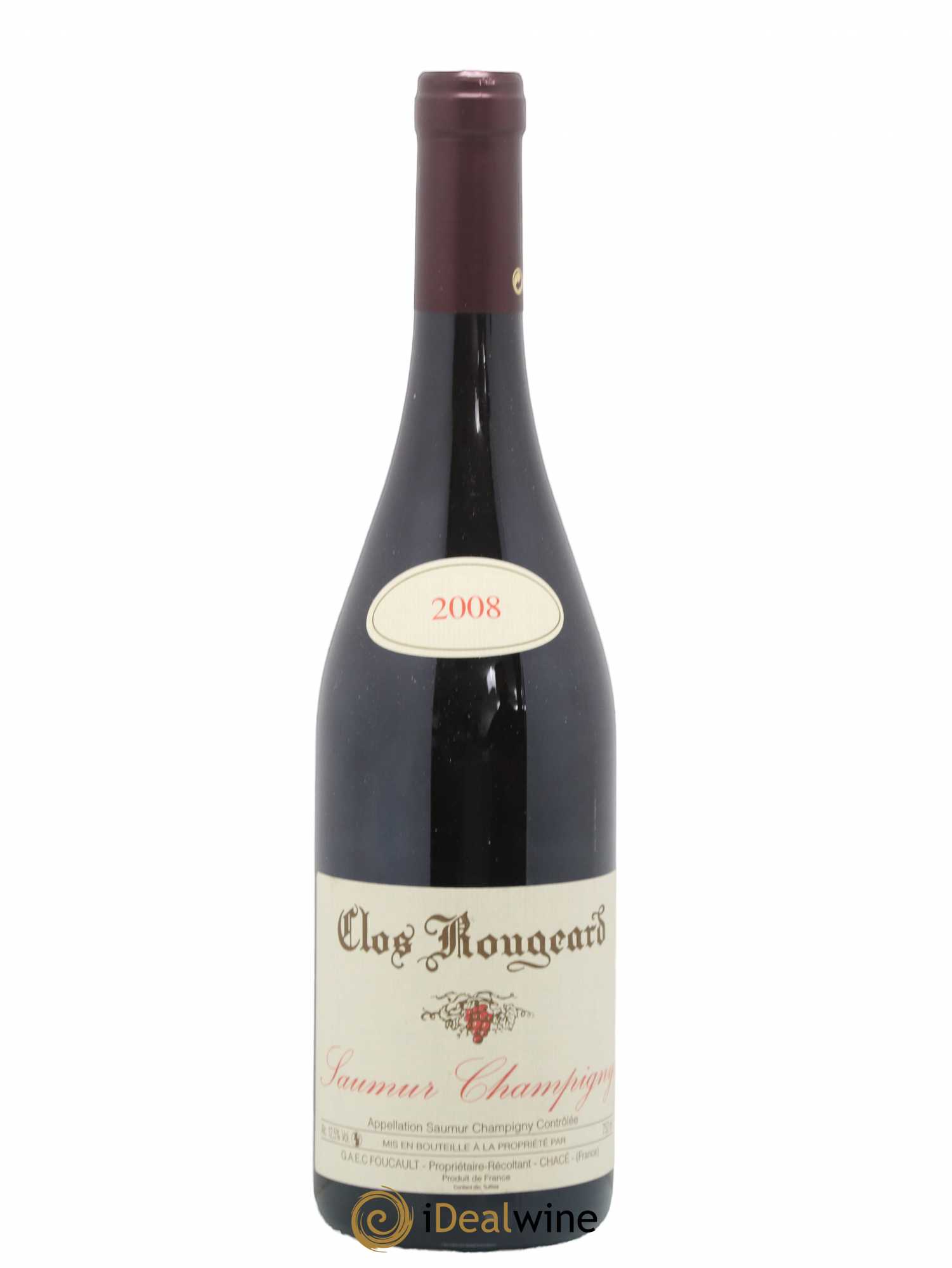 Saumur-Champigny Clos Rougeard 2008 - Lot de 1 bouteille - 0