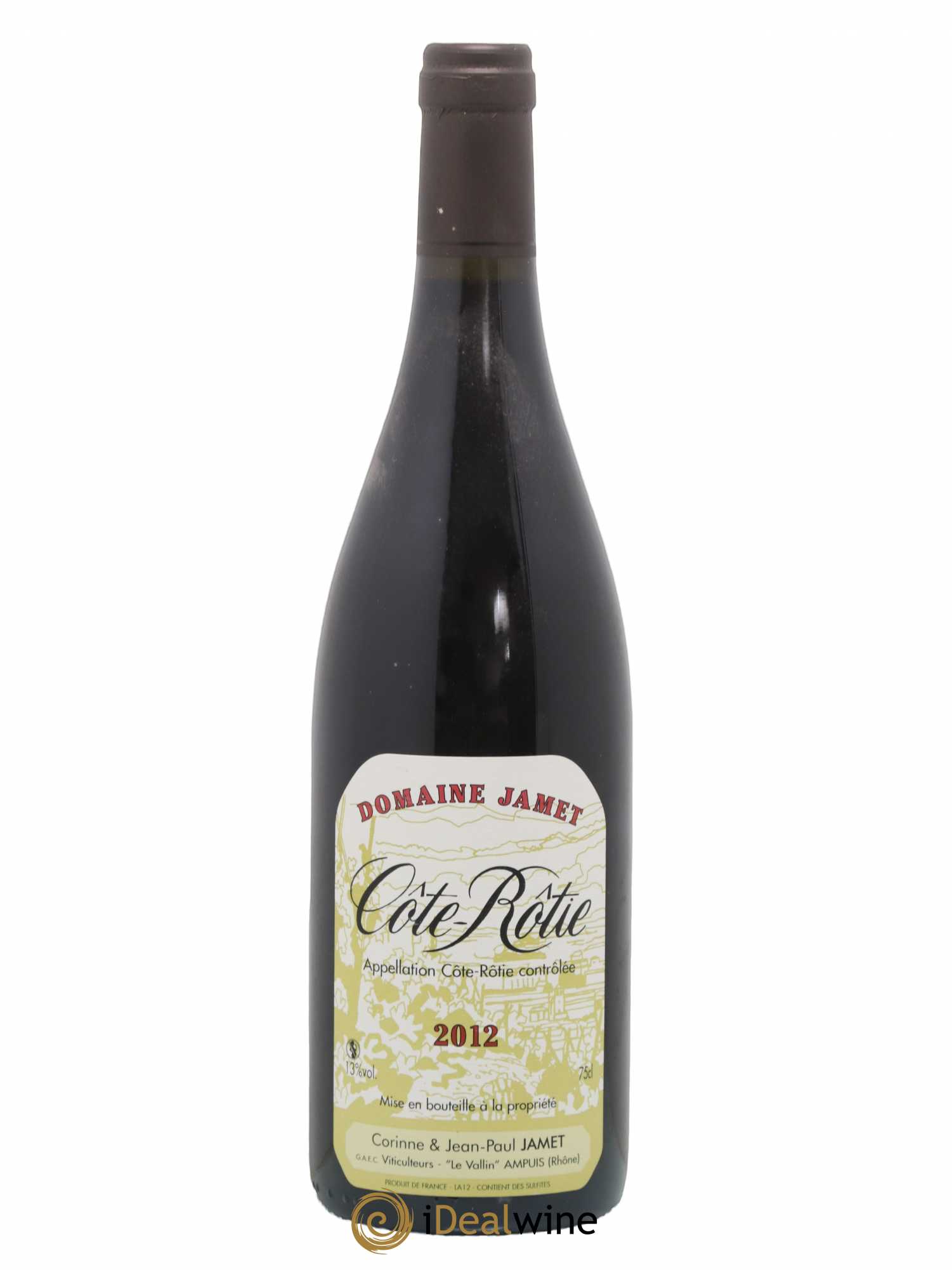 Côte-Rôtie Jamet (Domaine) 2012 - Lot de 1 bouteille - 0