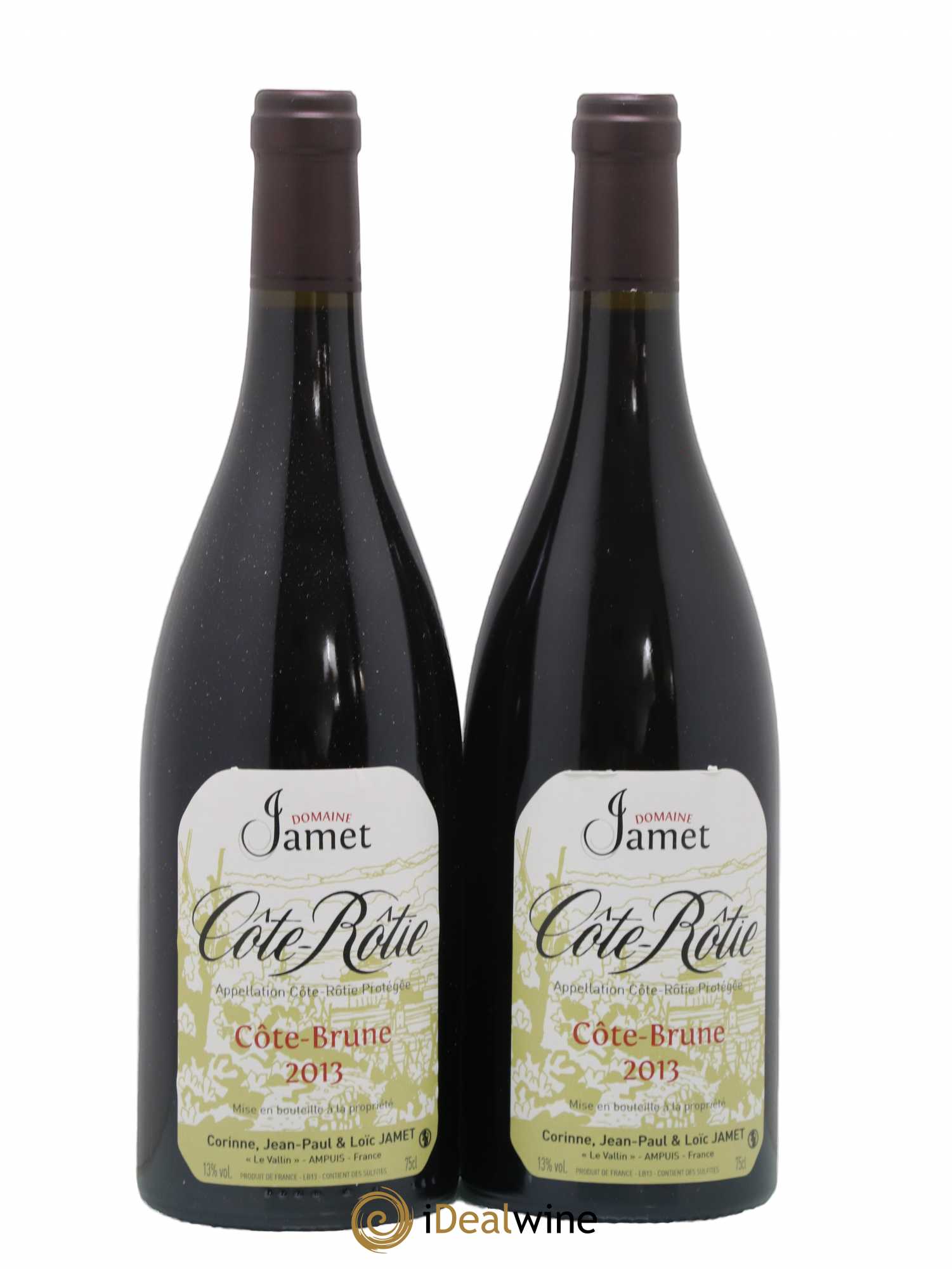 Côte-Rôtie Côte Brune Jamet (Domaine) 2013 - Lot de 2 bouteilles - 0