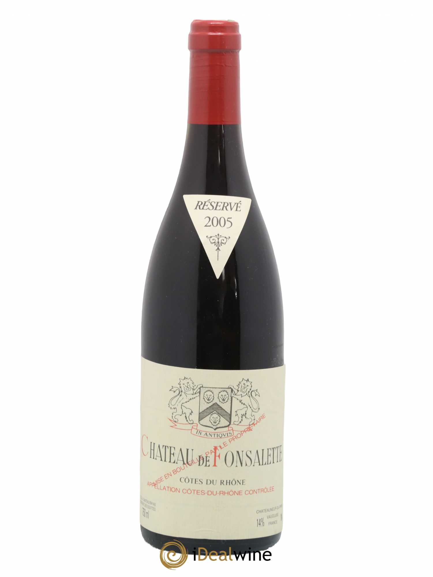 Côtes-du-Rhône Château de Fonsalette Emmanuel Reynaud 2005 - Lot de 1 bouteille - 0