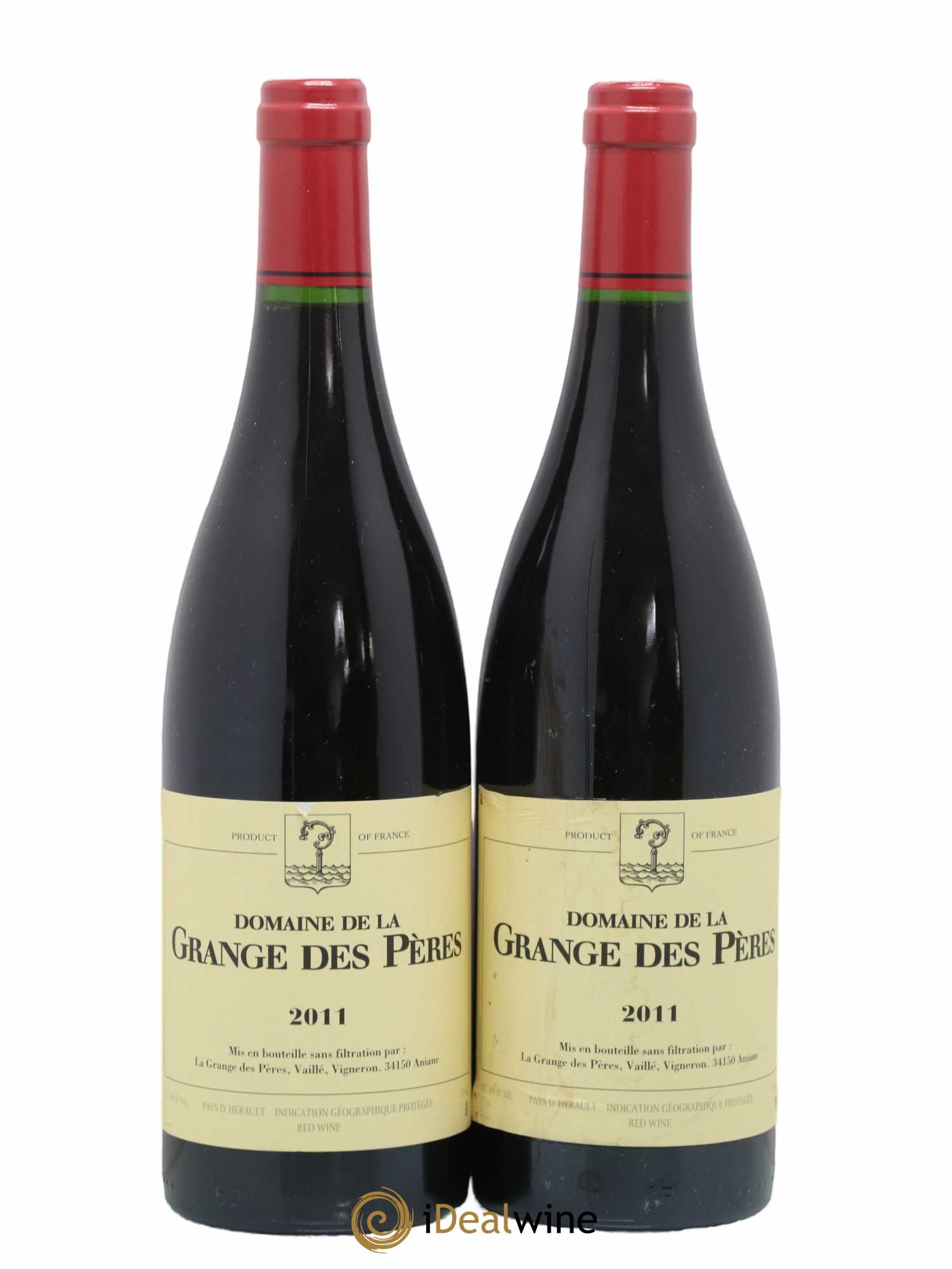 Pays d'Hérault Grange des Pères Laurent Vaillé 2011 - Lot de 2 bouteilles - 0