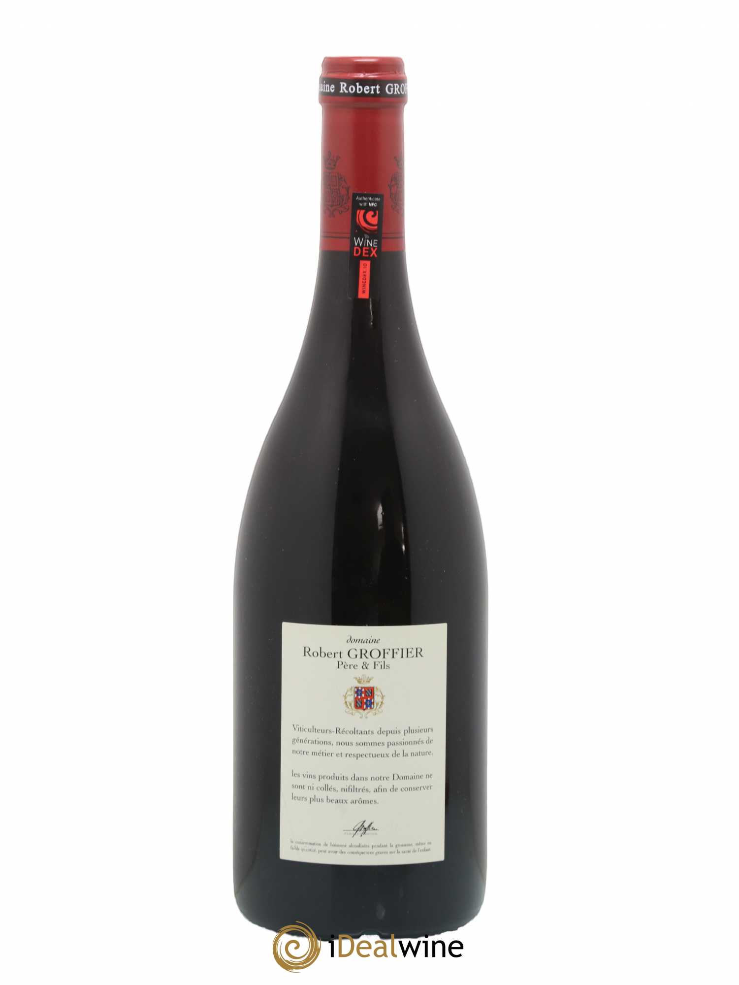 Chambertin Clos de Bèze Grand Cru Robert Groffier Père & Fils (Domaine) 2015 - Lot de 1 bouteille - 1