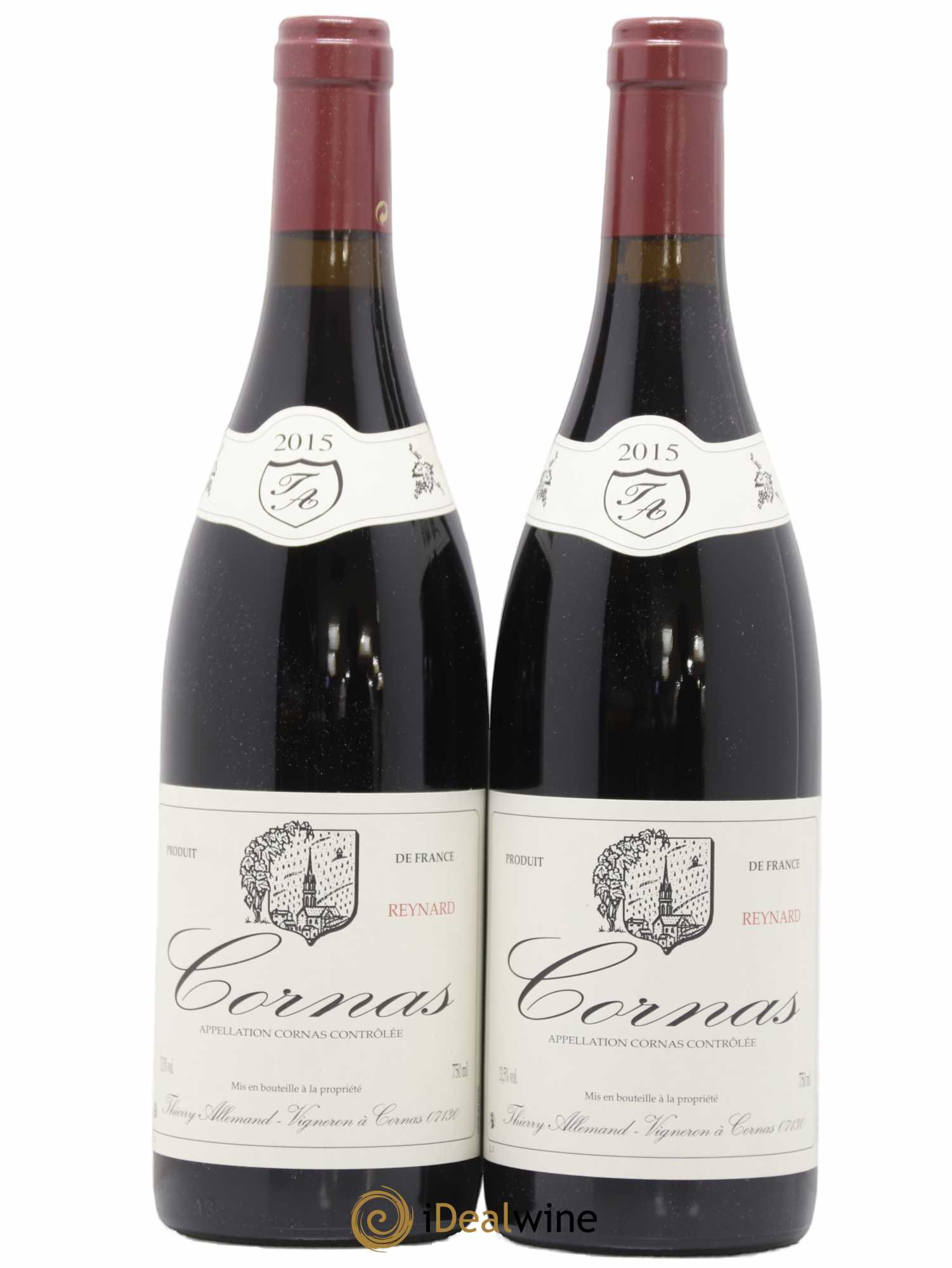 Cornas Reynard Thierry Allemand 2015 - Lot de 2 bouteilles - 0