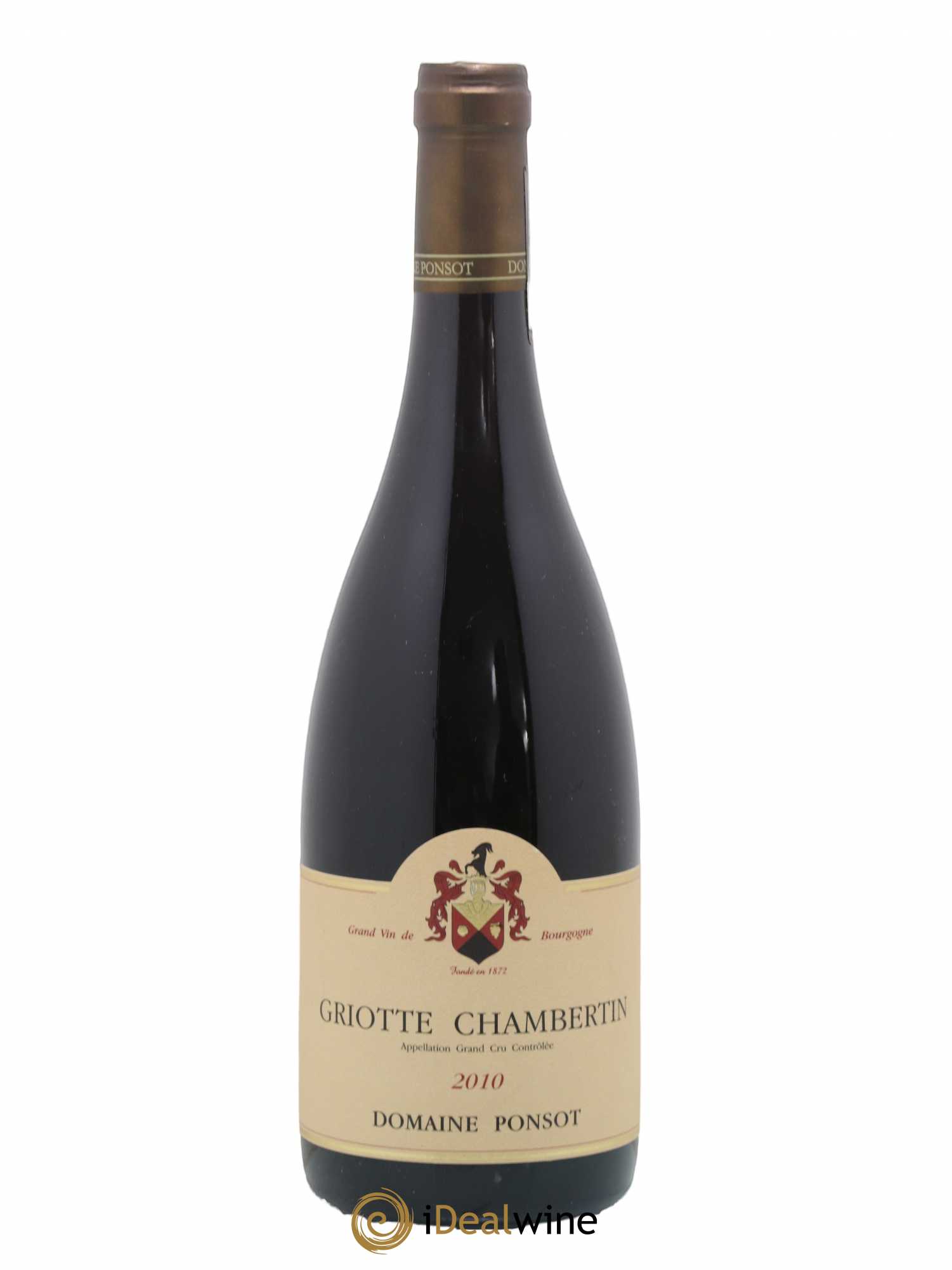 Griotte-Chambertin Grand Cru Ponsot (Domaine) 2010 - Lot de 1 bouteille - 0