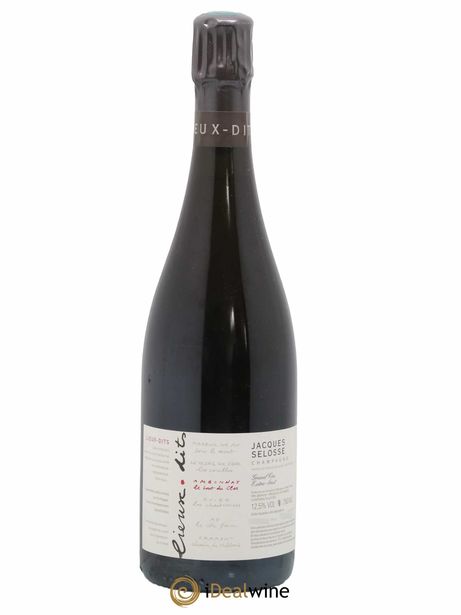 Ambonnay Le Bout du Clos Grand Cru Extra-Brut Jacques Selosse - Lot de 1 bouteille - 0