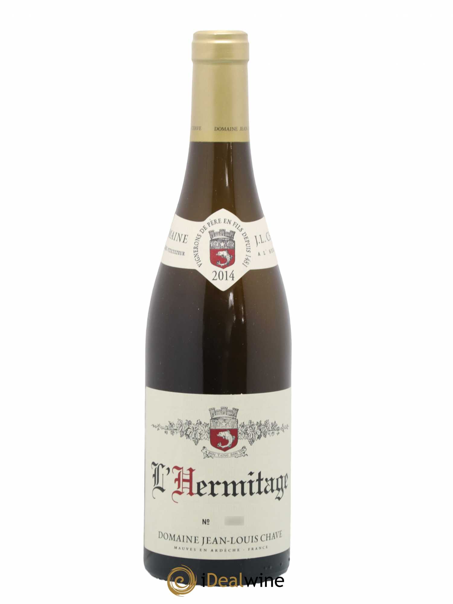 Hermitage Jean-Louis Chave 2014 - Lot de 1 bouteille - 0
