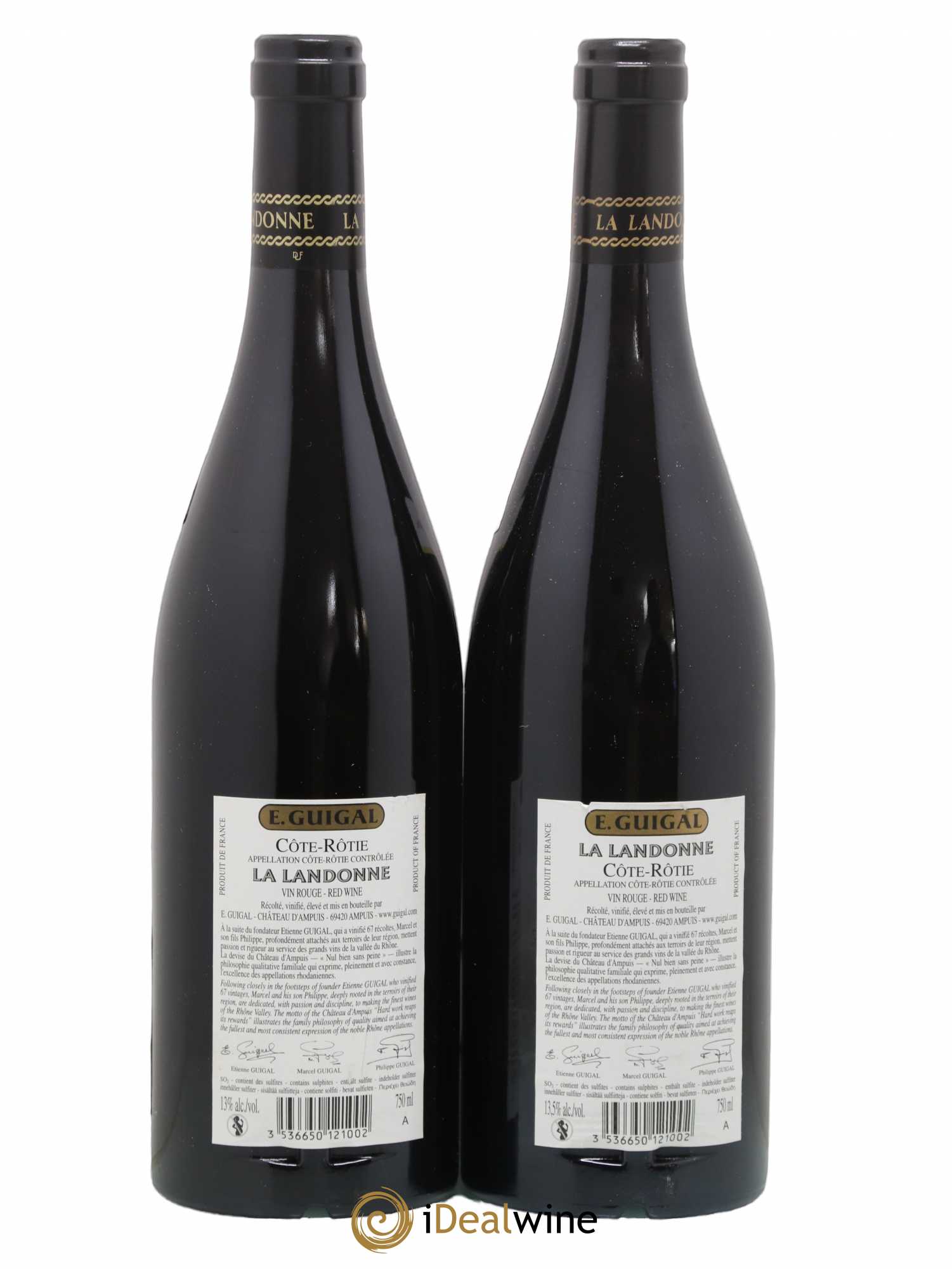Côte-Rôtie La Landonne Guigal 2010 - Lot de 2 bouteilles - 1