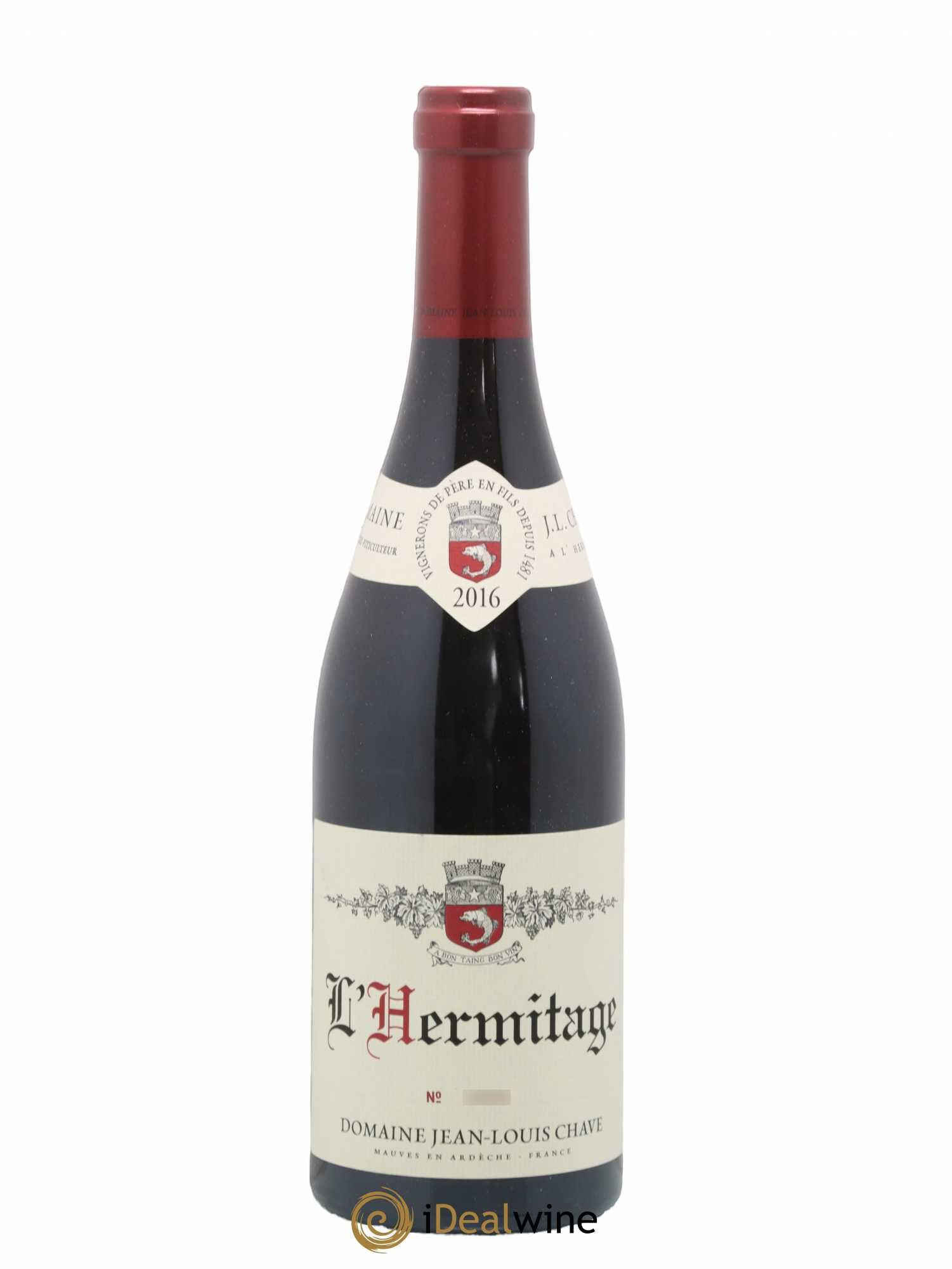 Hermitage Jean-Louis Chave 2016 - Lot de 1 bouteille - 0