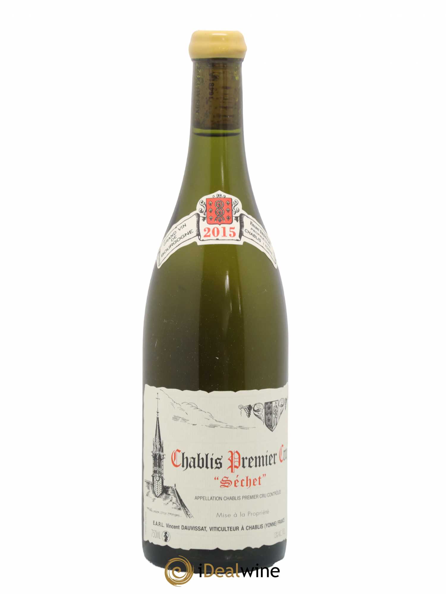 Chablis 1er Cru Séchet Vincent Dauvissat (Domaine) 2015 - Lot de 1 bouteille - 0