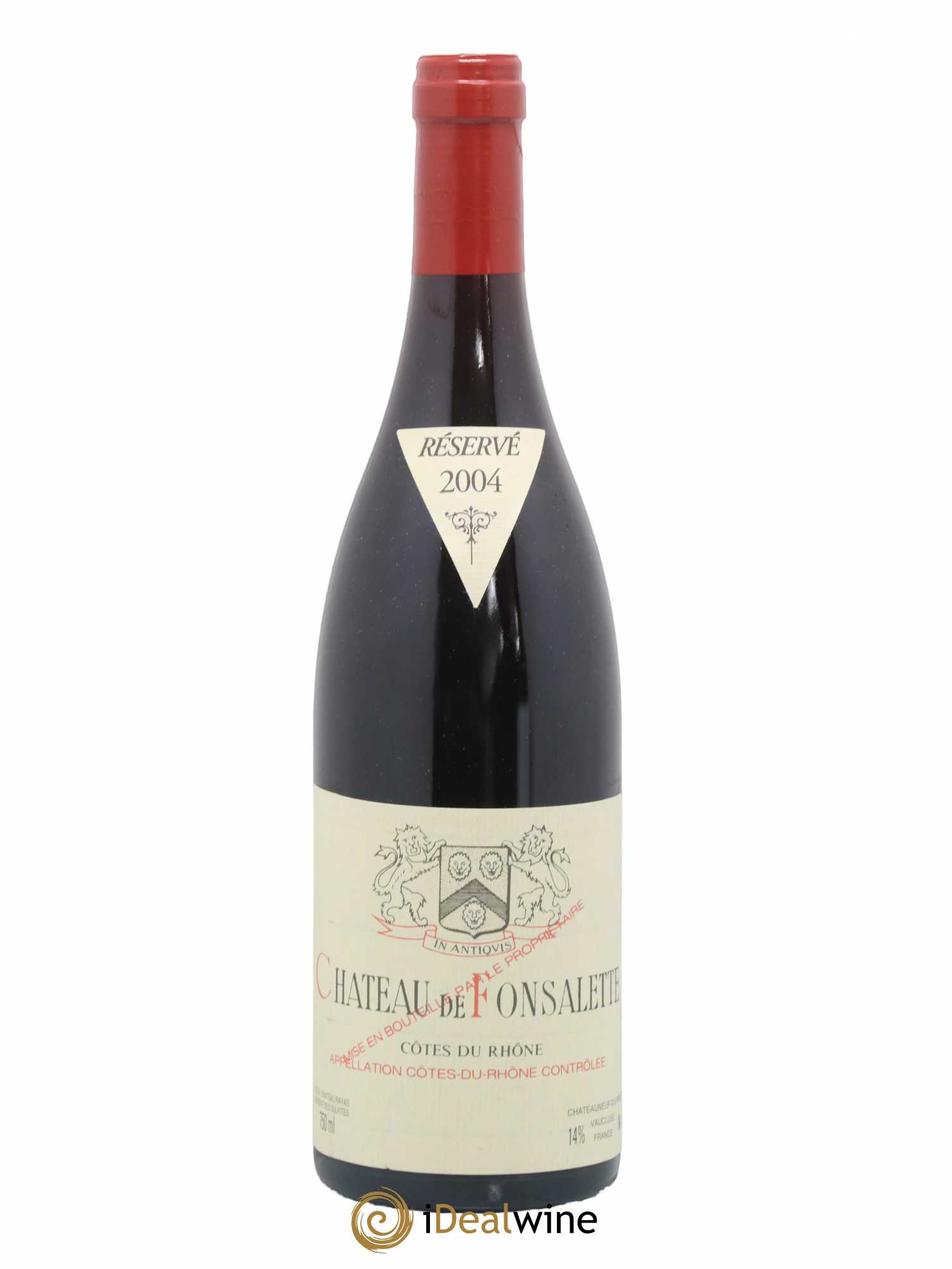 Côtes-du-Rhône Château de Fonsalette Emmanuel Reynaud 2004 - Lot de 1 bouteille - 0